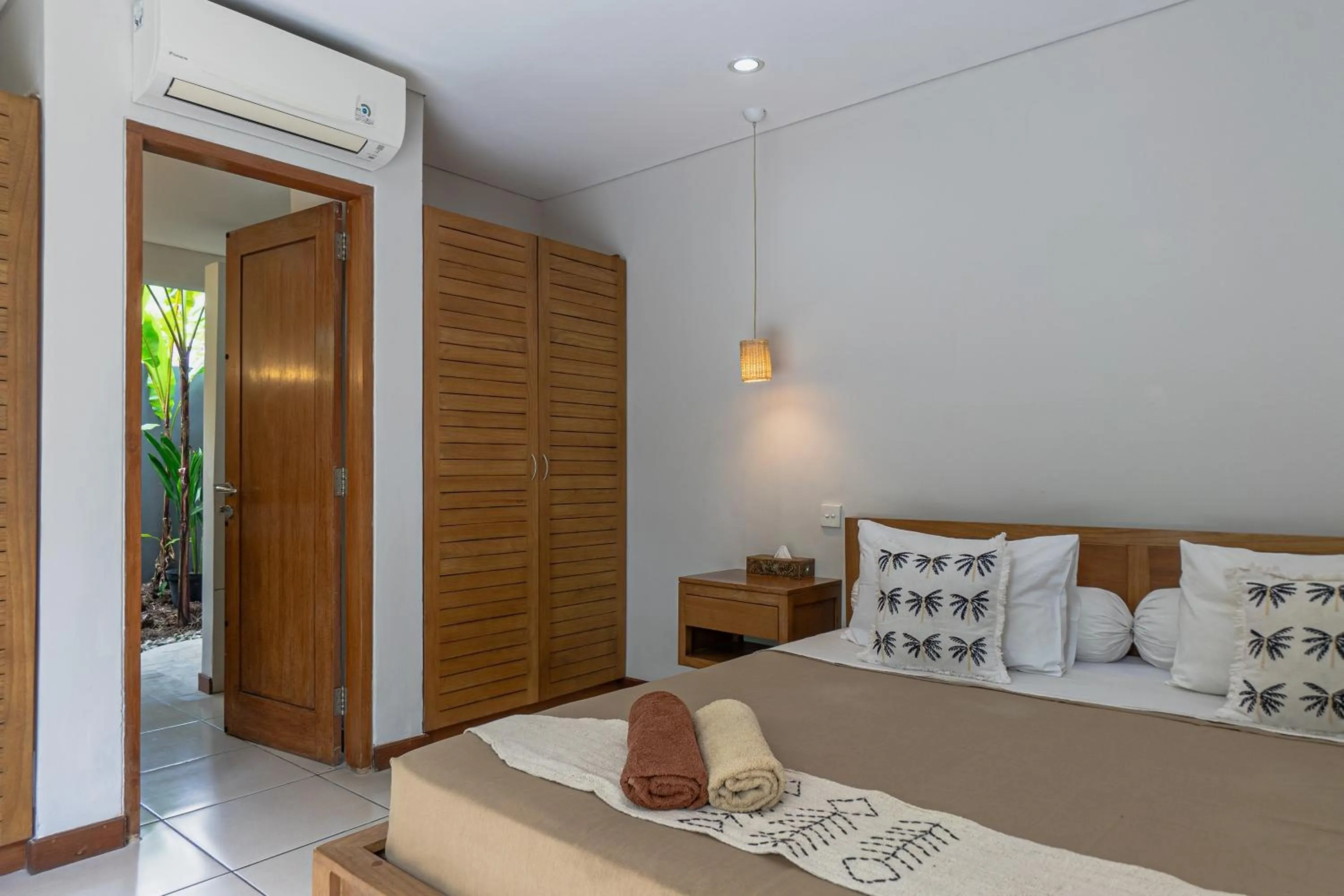 Bed in Balinea Holiday Home