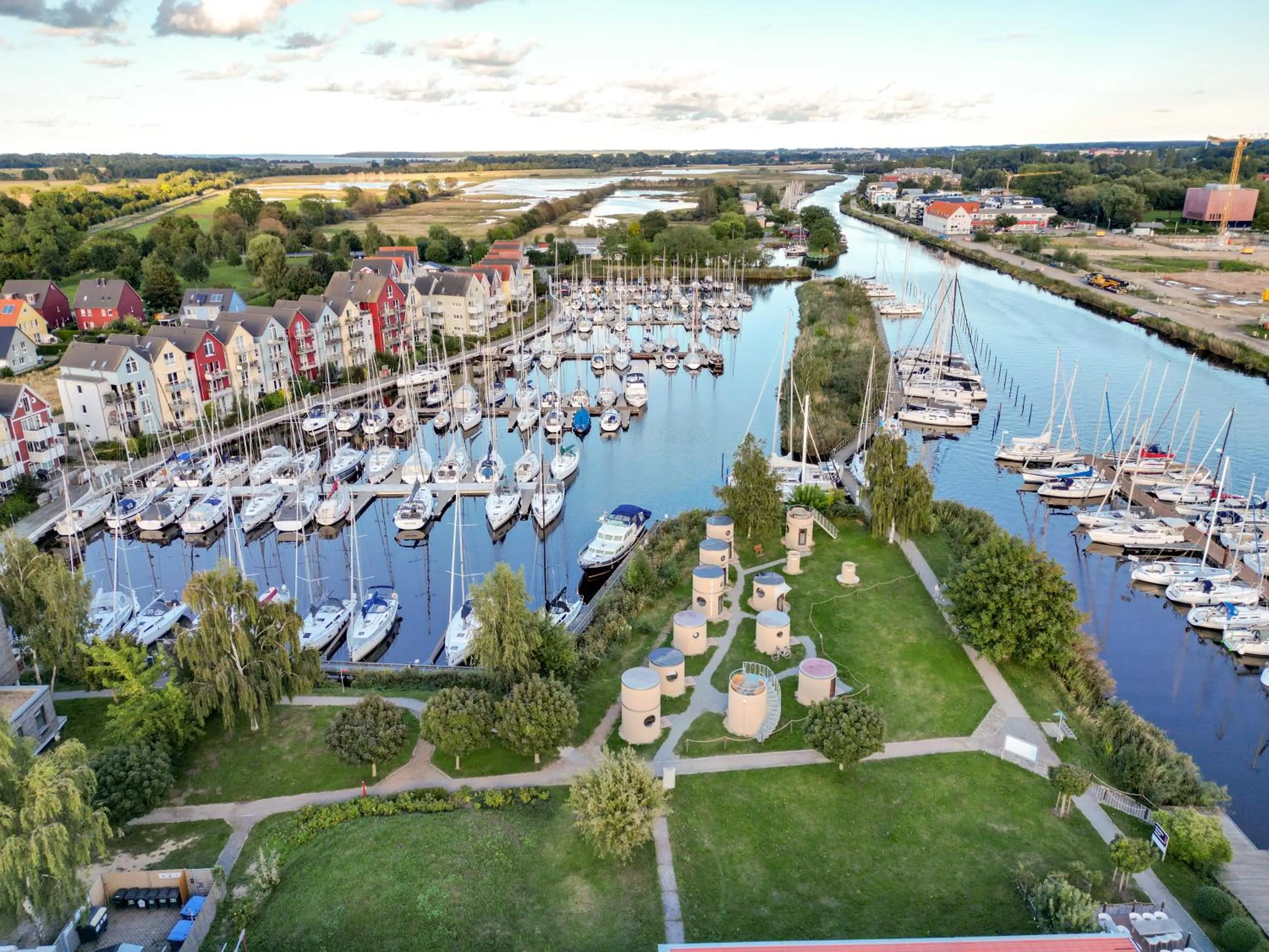 Property building in slube am Yachthafen Greifswald