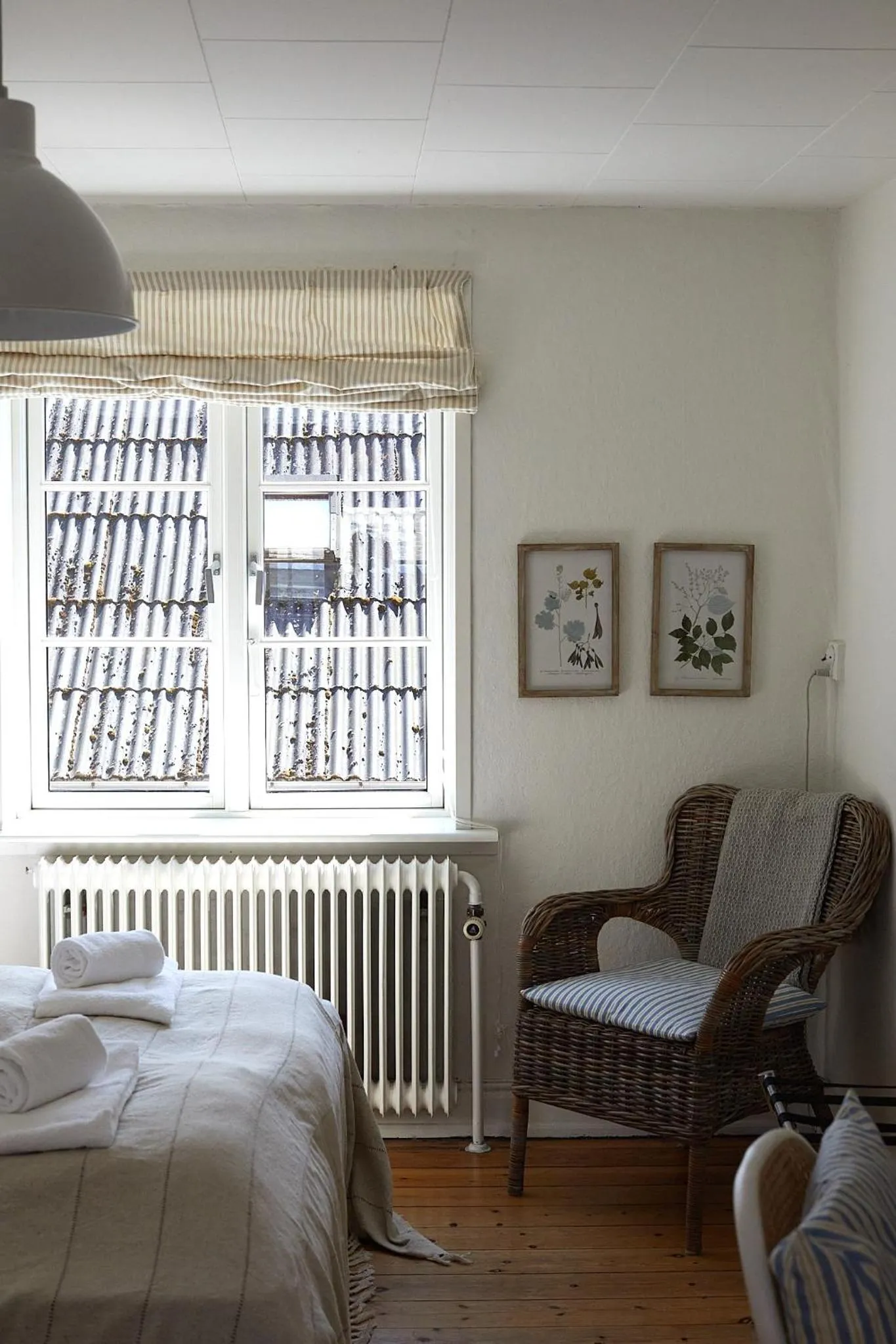 Bed in Hotel Saxkjøbing