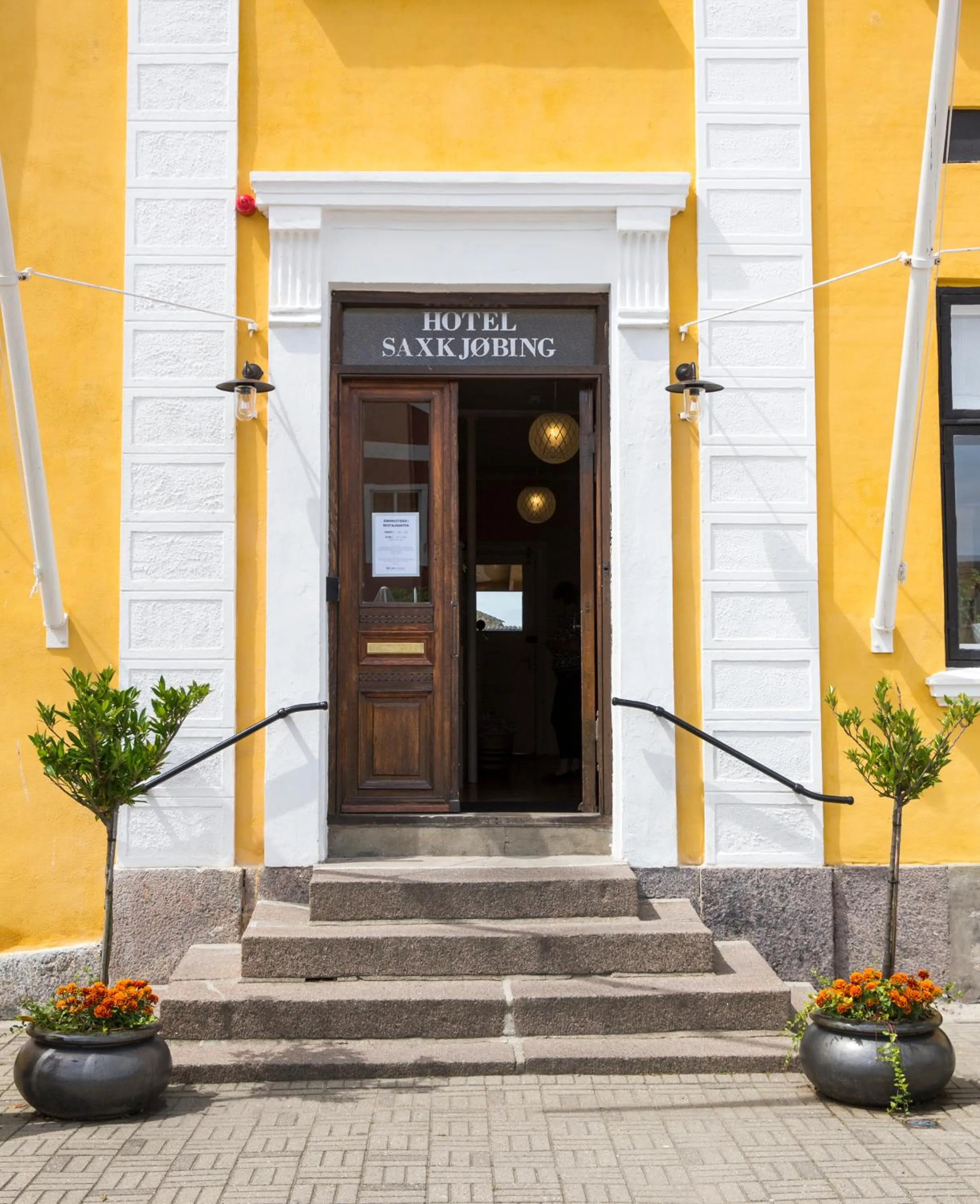 Facade/entrance in Hotel Saxkjøbing