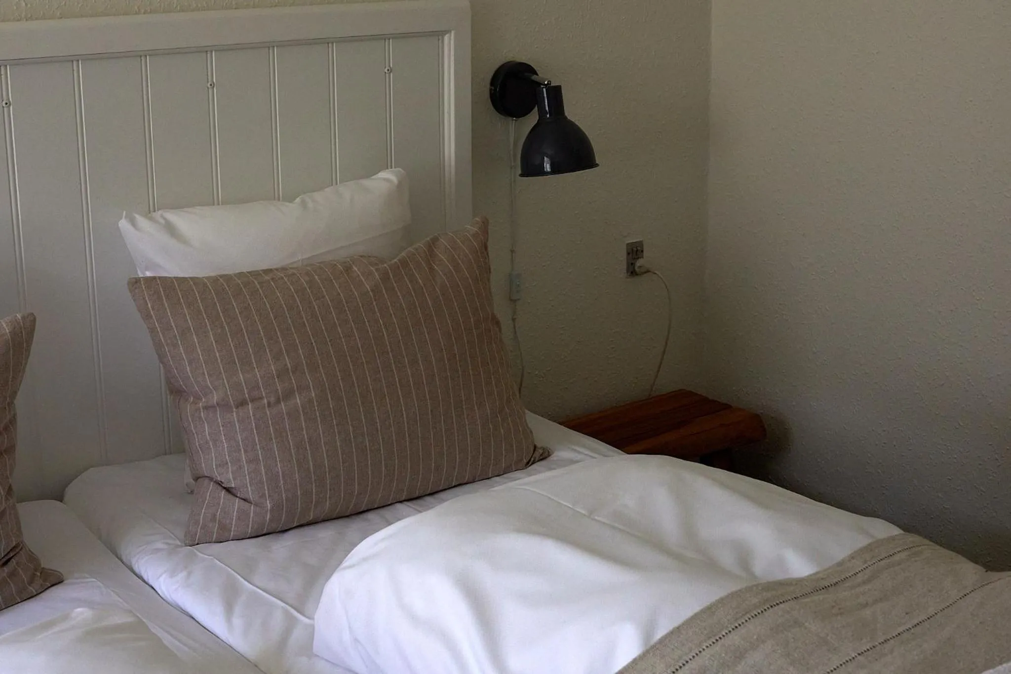 Bed in Hotel Saxkjøbing