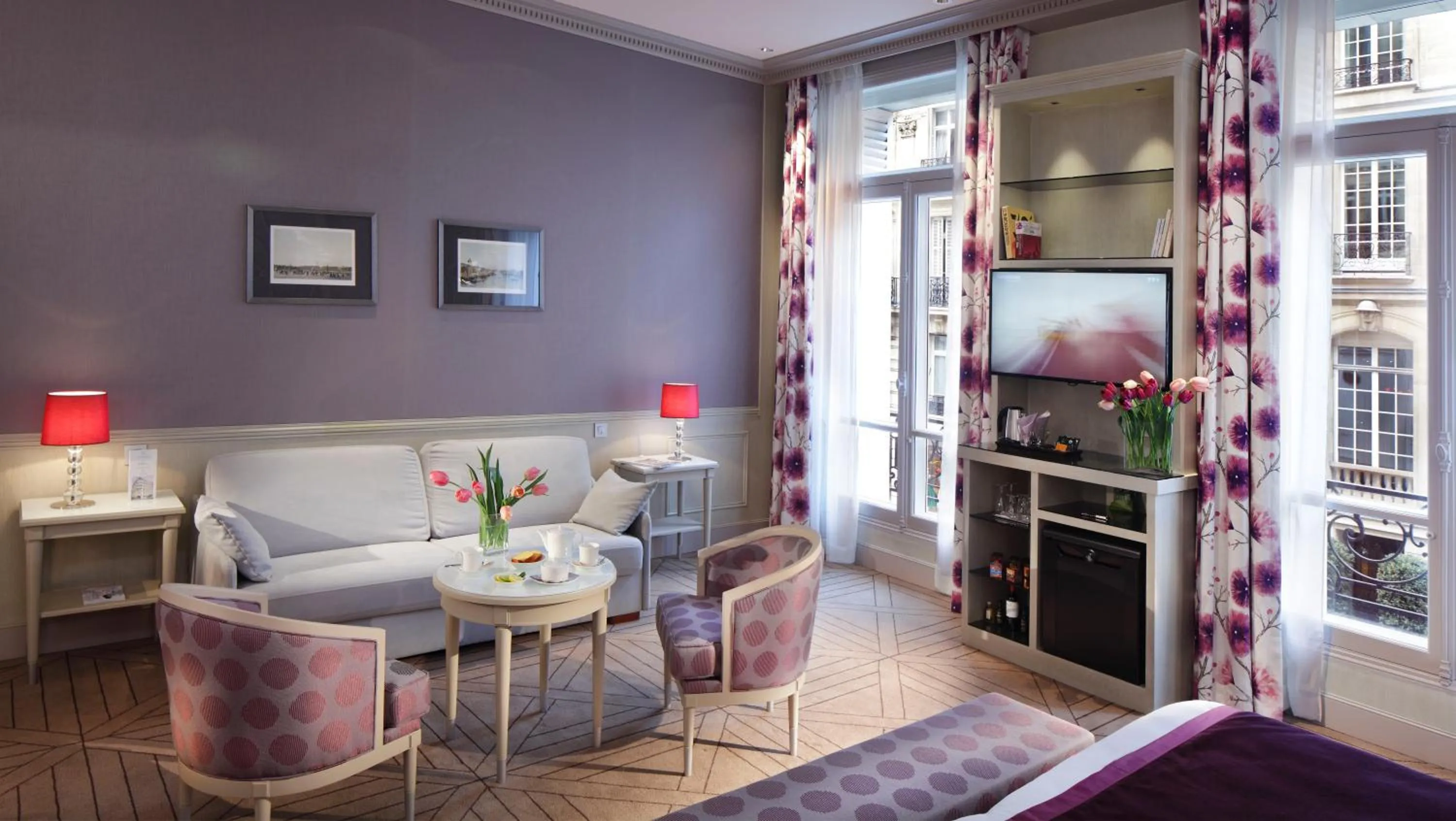 Seating area in Hôtel Château Frontenac