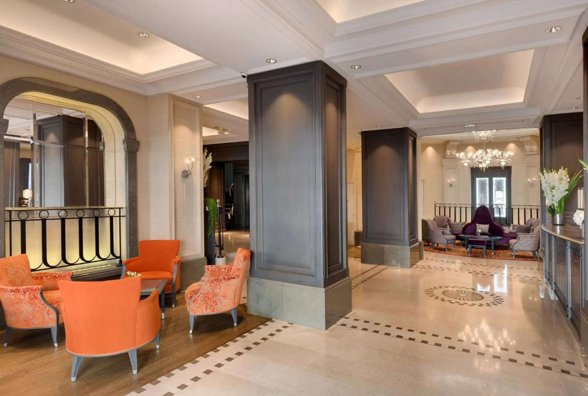 Lobby or reception in Hôtel Château Frontenac