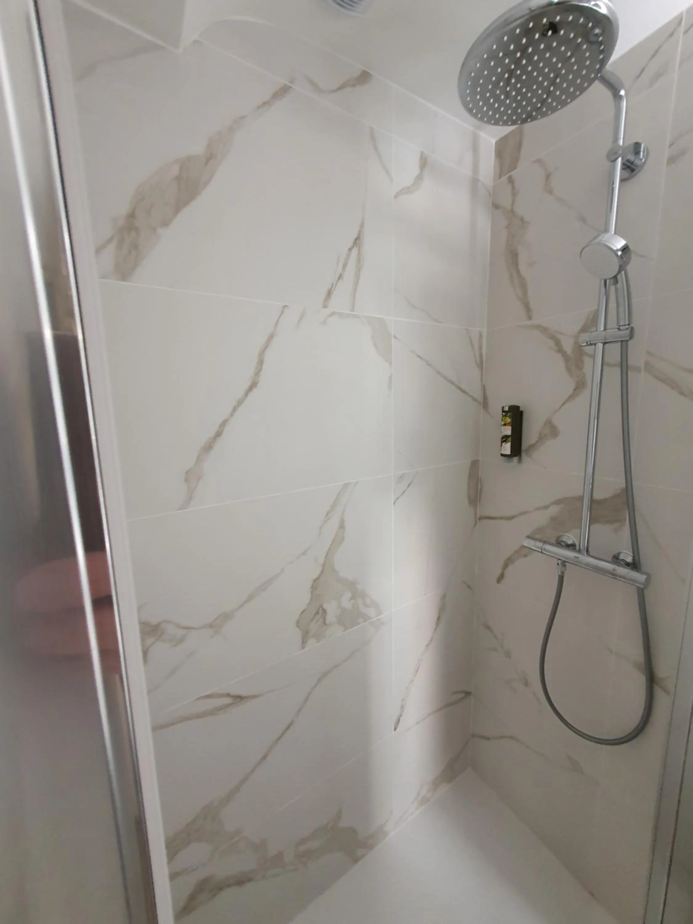 Shower in Logis Hôtel Restaurant L'Odyssée Champêtre