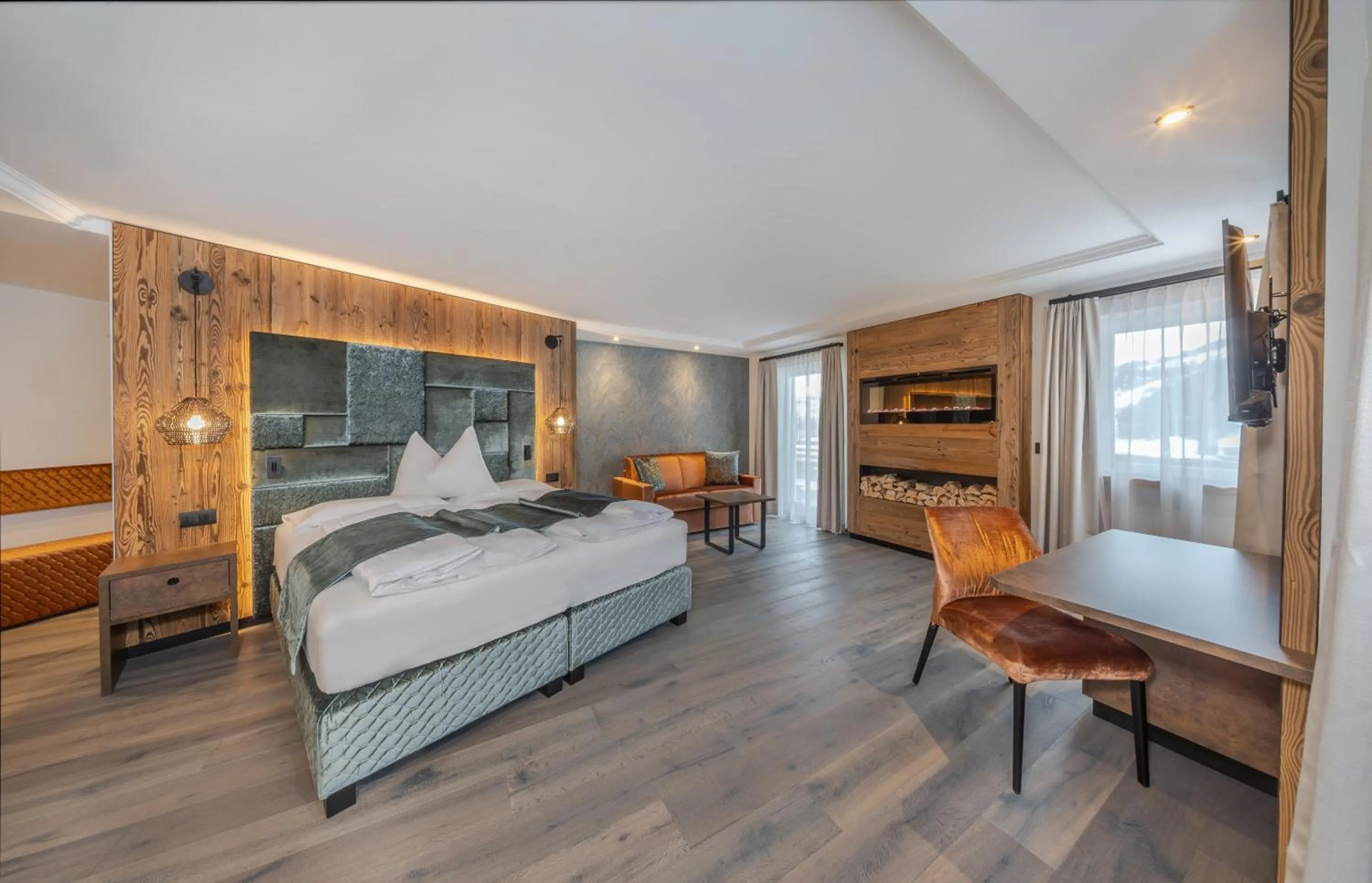 Photo of the whole room, Bed in Hotel Comploj Adults only