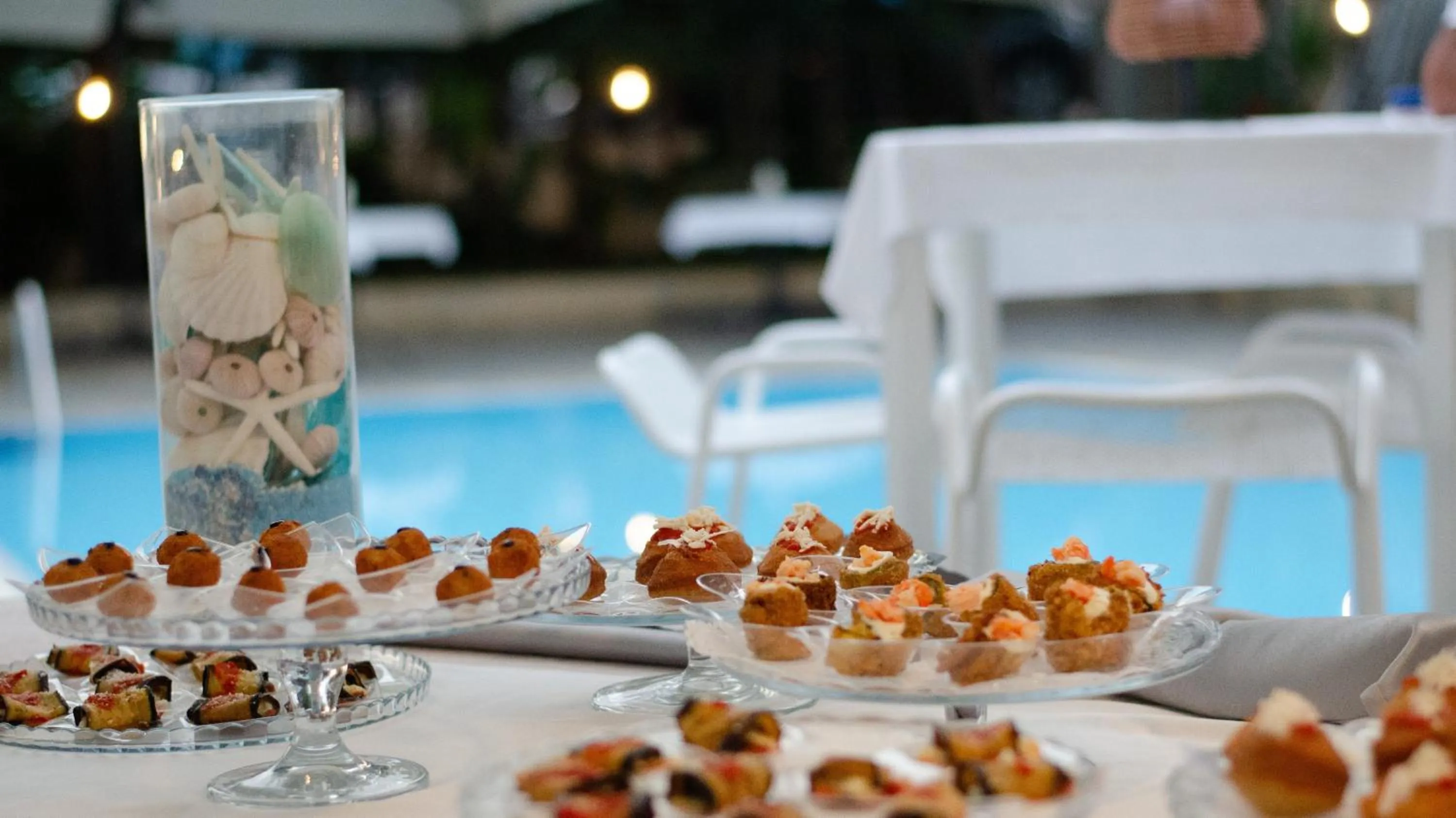 Swimming pool in Hotel Calanca