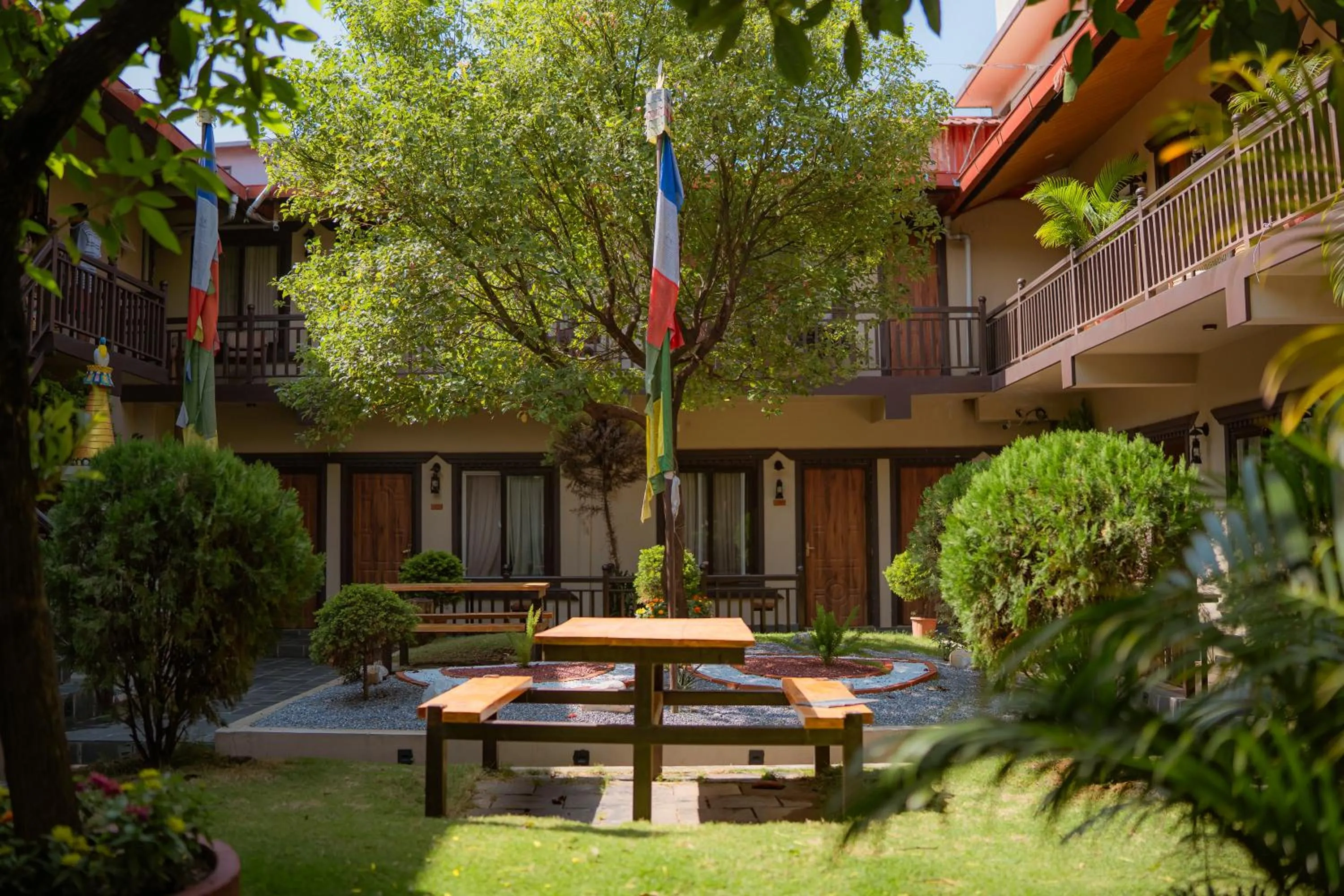 Garden in Busy Bee Resort, Pokhara