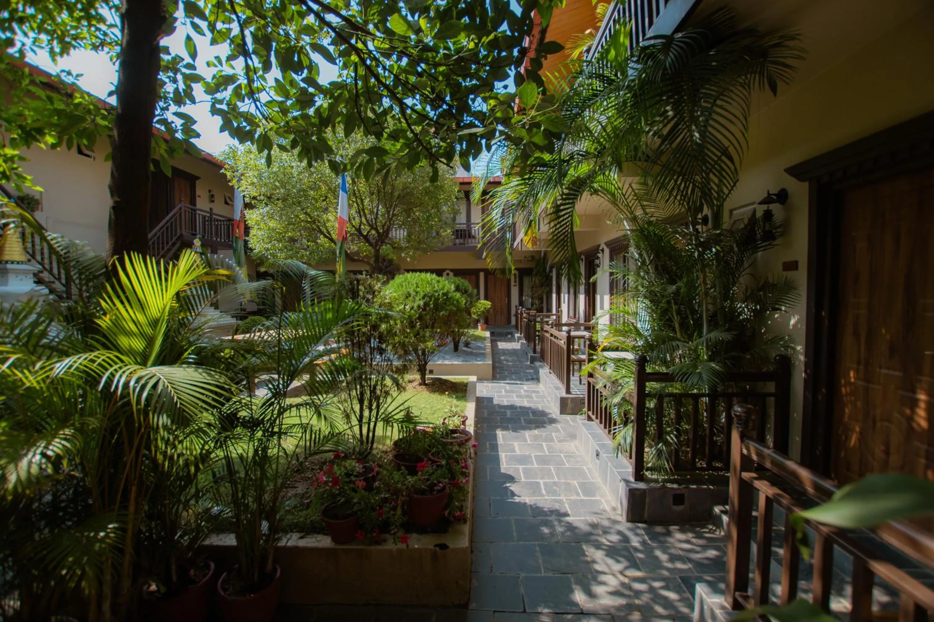 Garden in Busy Bee Resort, Pokhara