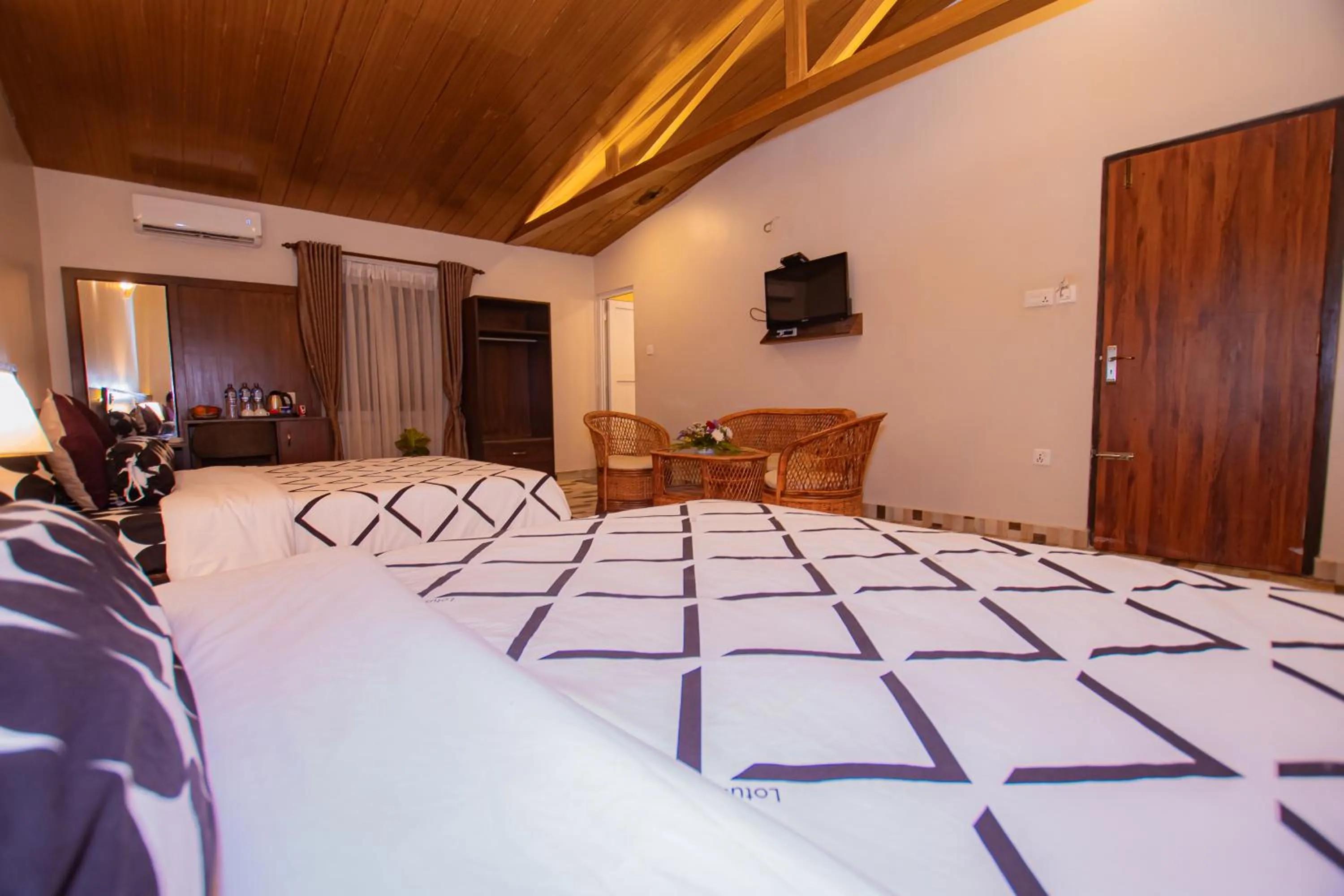 Bedroom, Bed in Busy Bee Resort, Pokhara