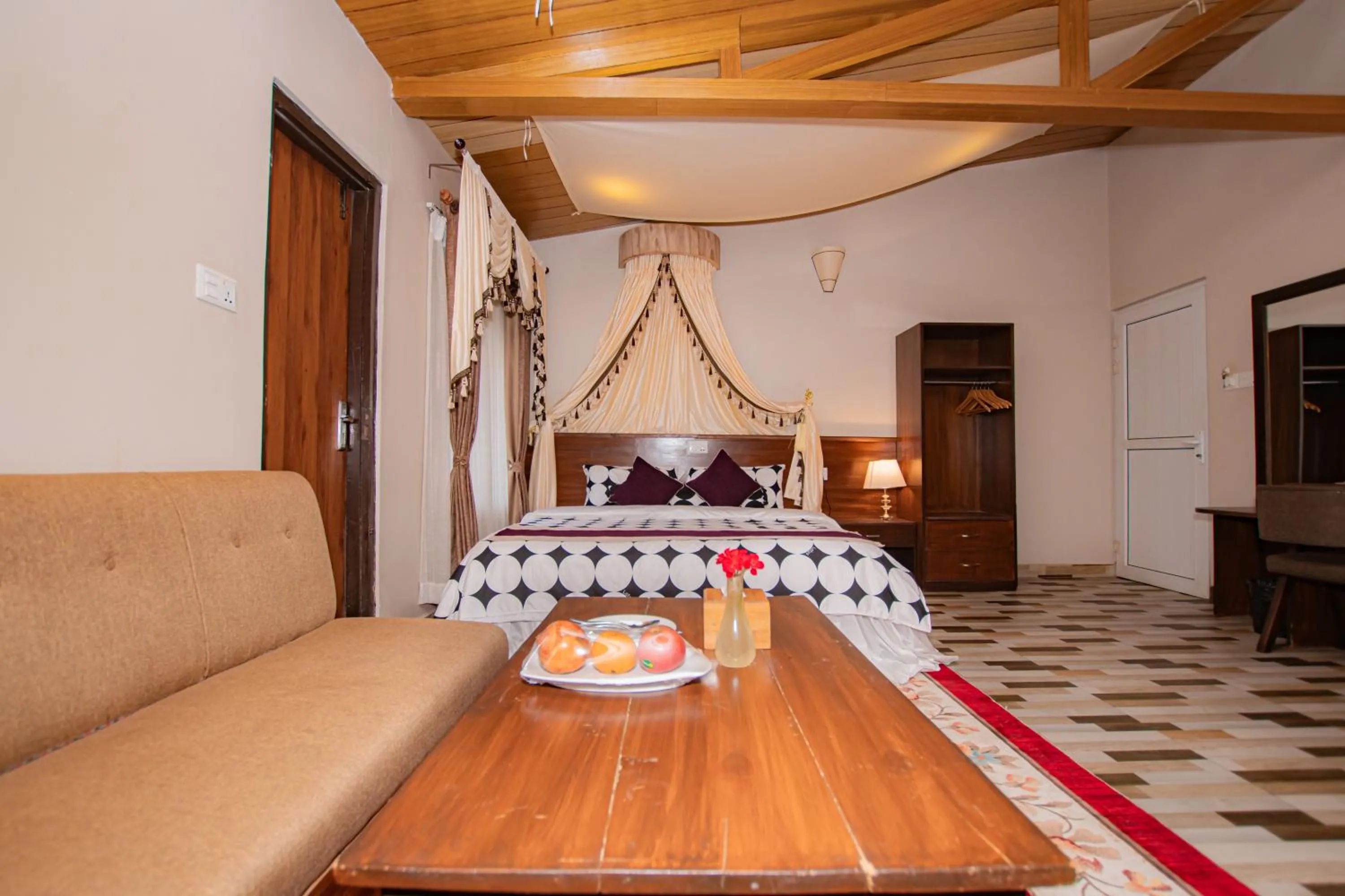 Photo of the whole room, Bed in Busy Bee Resort, Pokhara