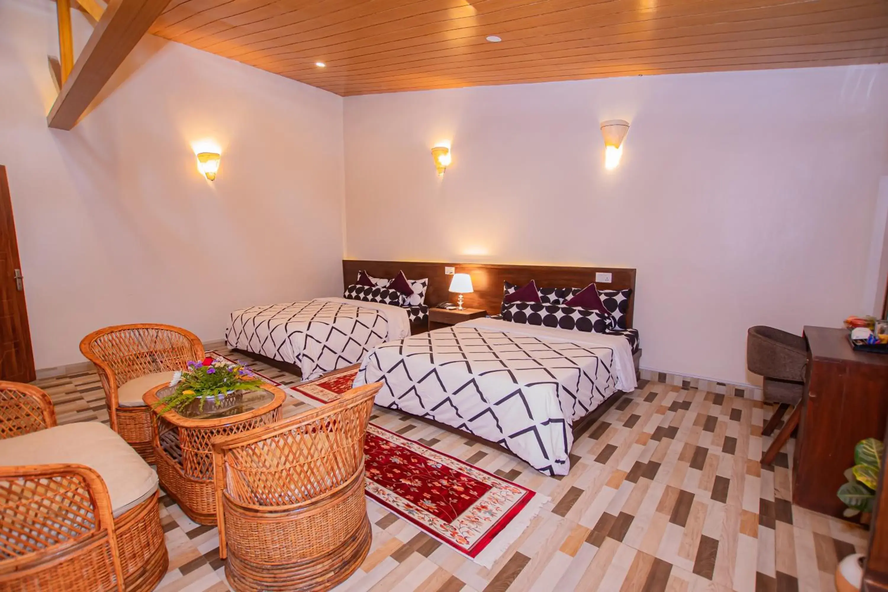 Family Room in Busy Bee Resort, Pokhara Family Room in Busy Bee Resort, Pokhara