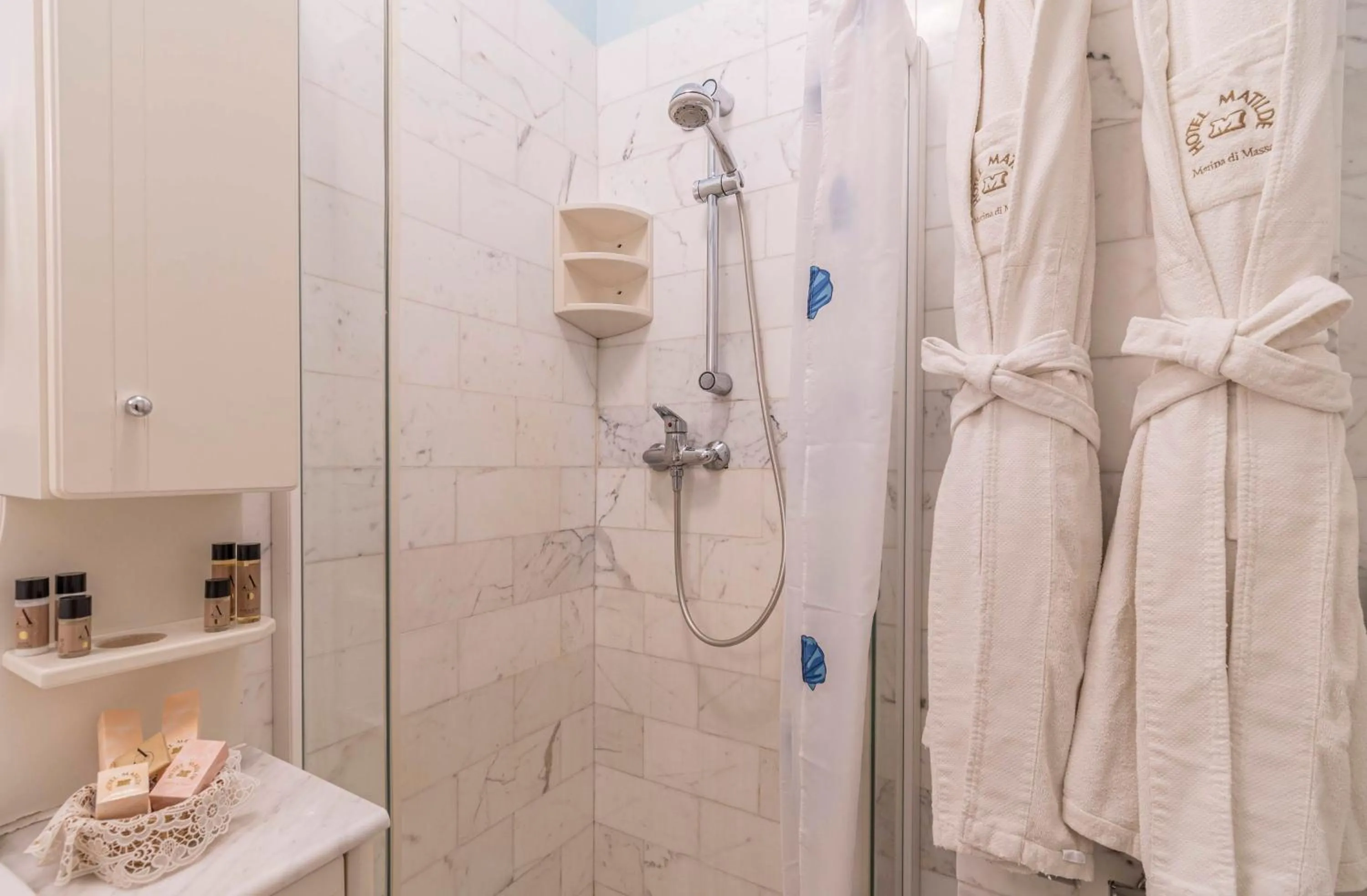 Shower in Hotel Matilde