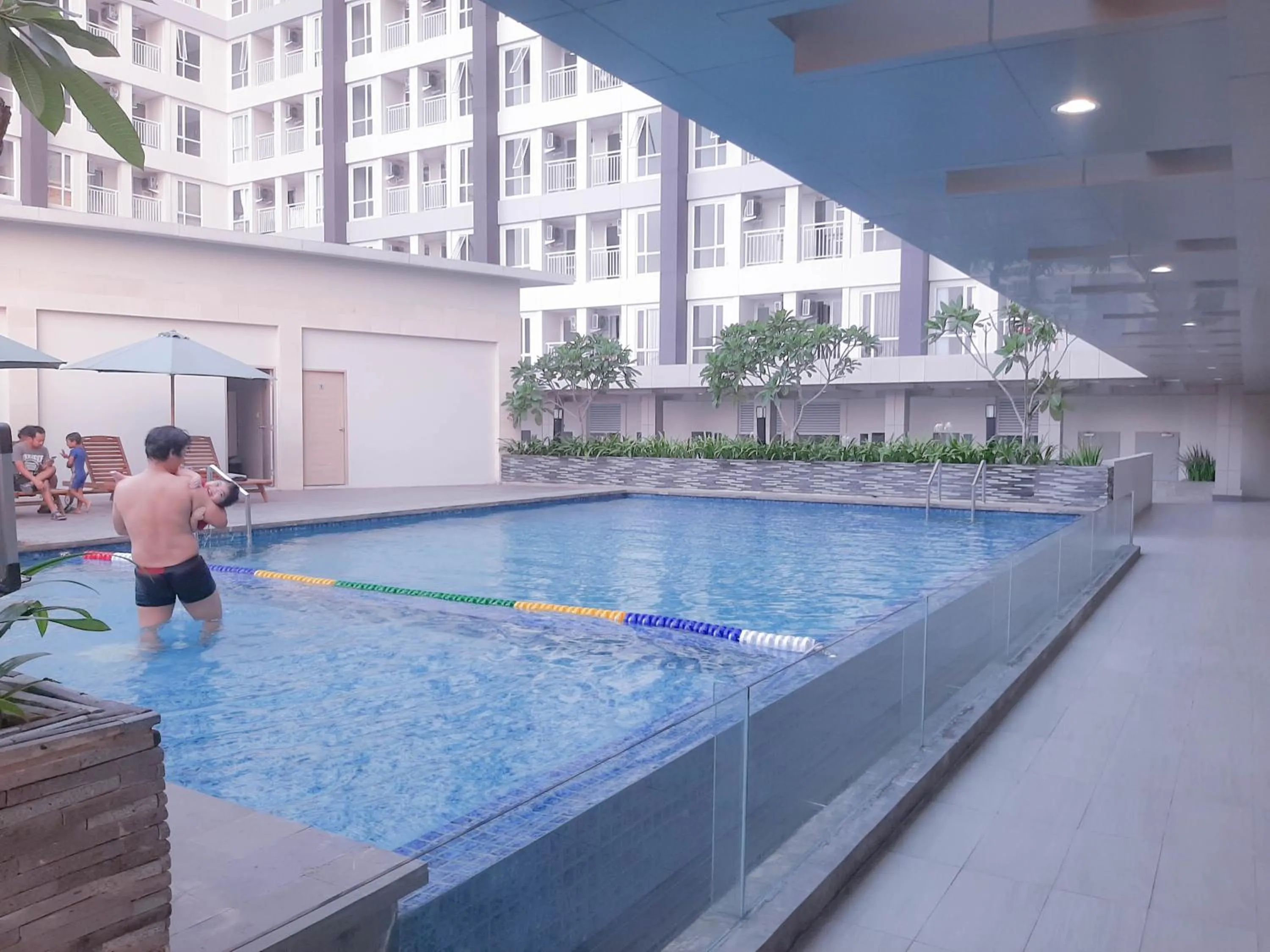 Swimming pool in Apartemen Taman Melati Sinduadi By NGINAP