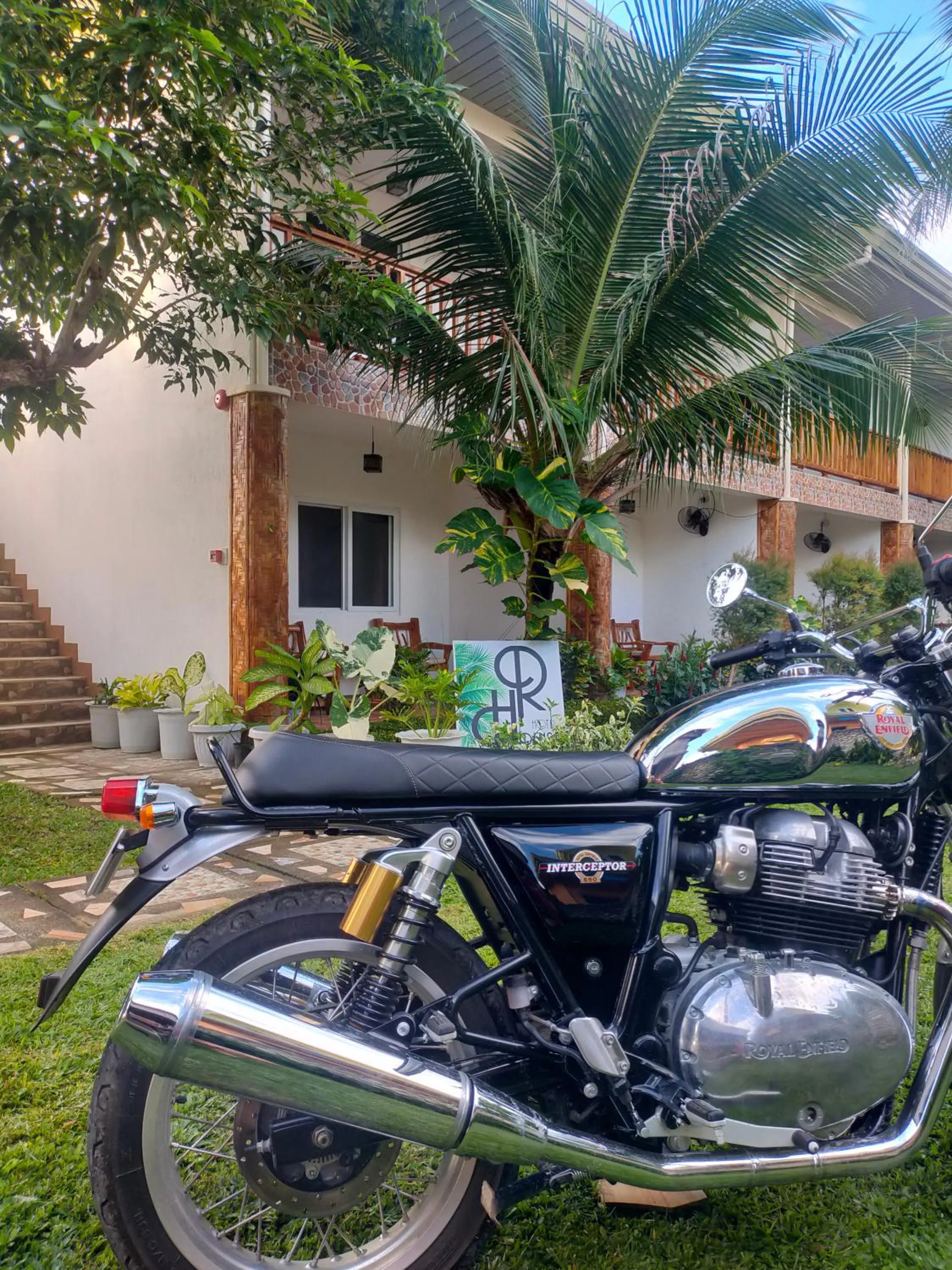 Garden view in Hotel Renate