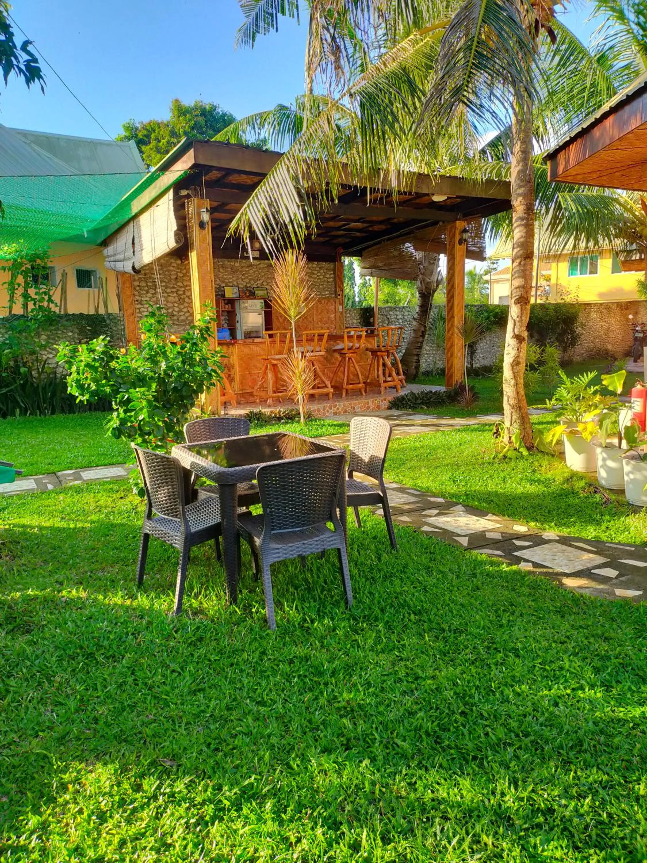 Garden view in Hotel Renate