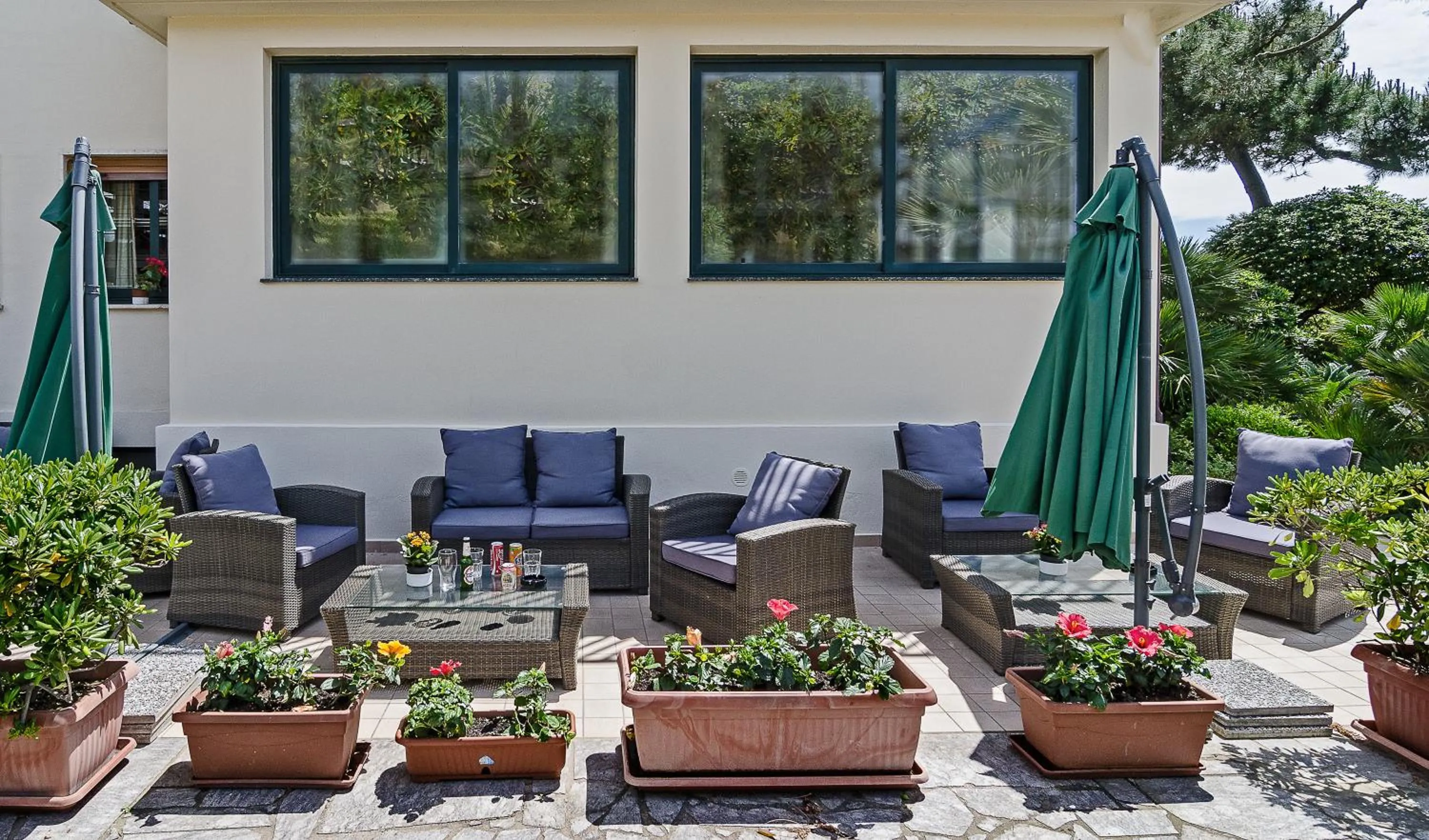 Patio in Hotel Paris