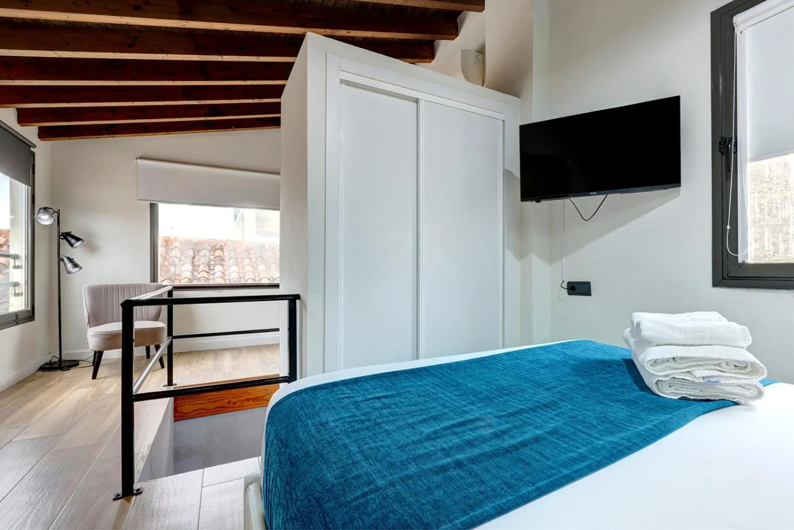 Bedroom, Bed in Aqua Apartments Málaga