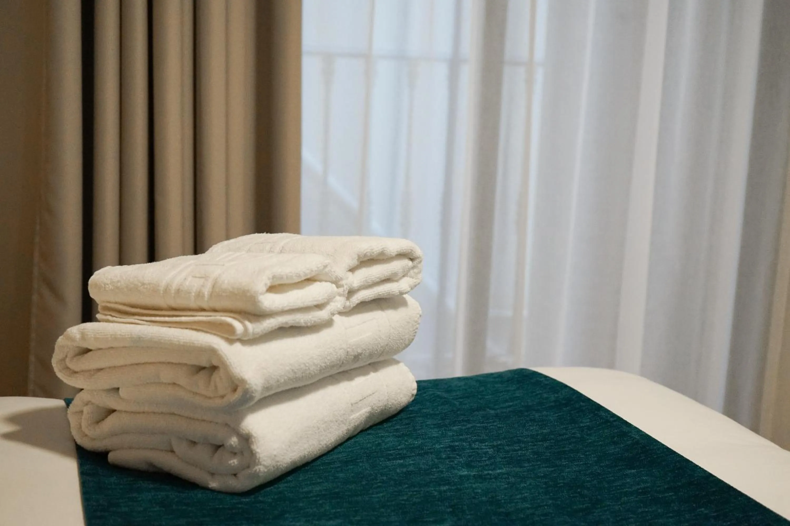 towels in Aqua Apartments Málaga