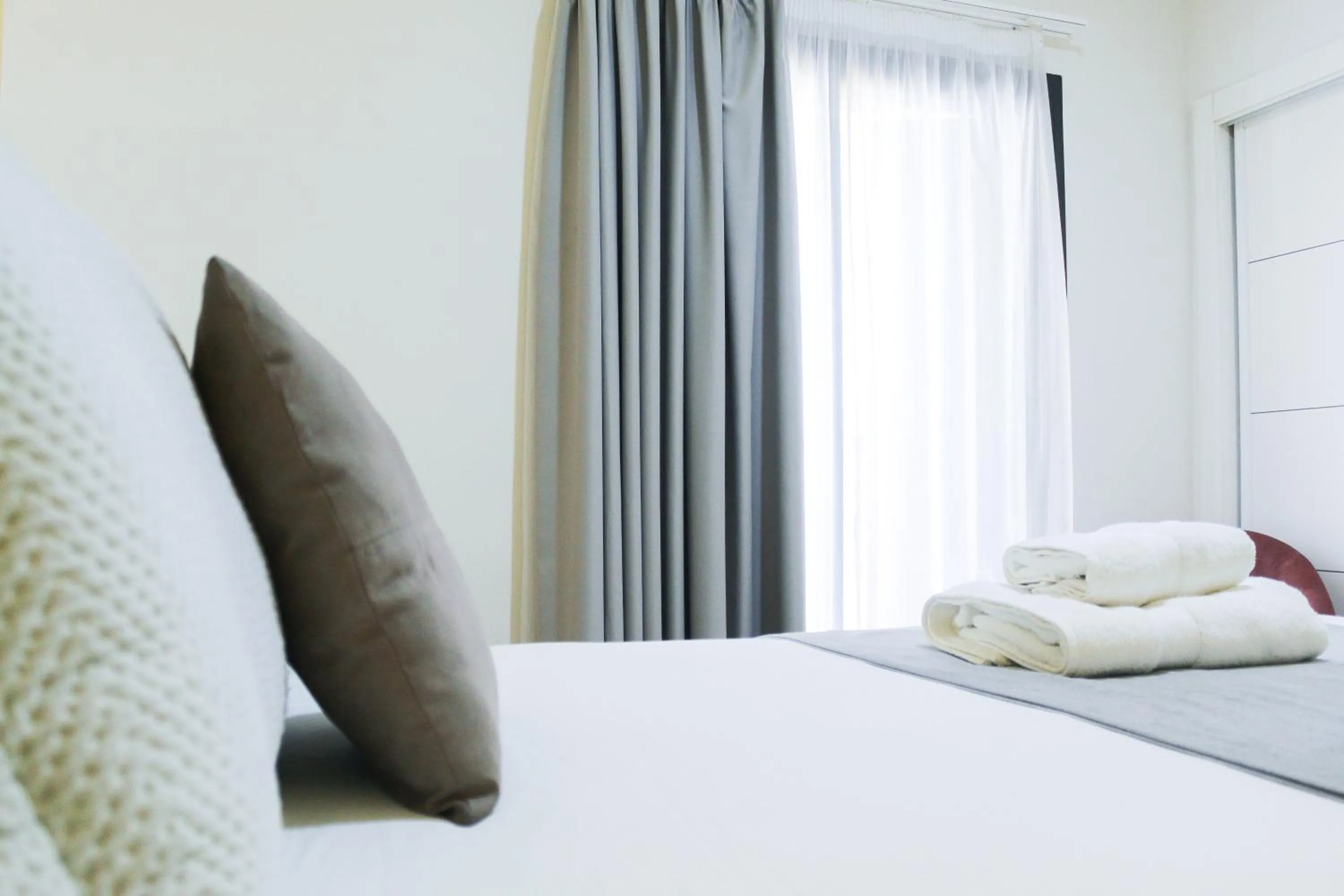 Bed in Aqua Apartments Málaga