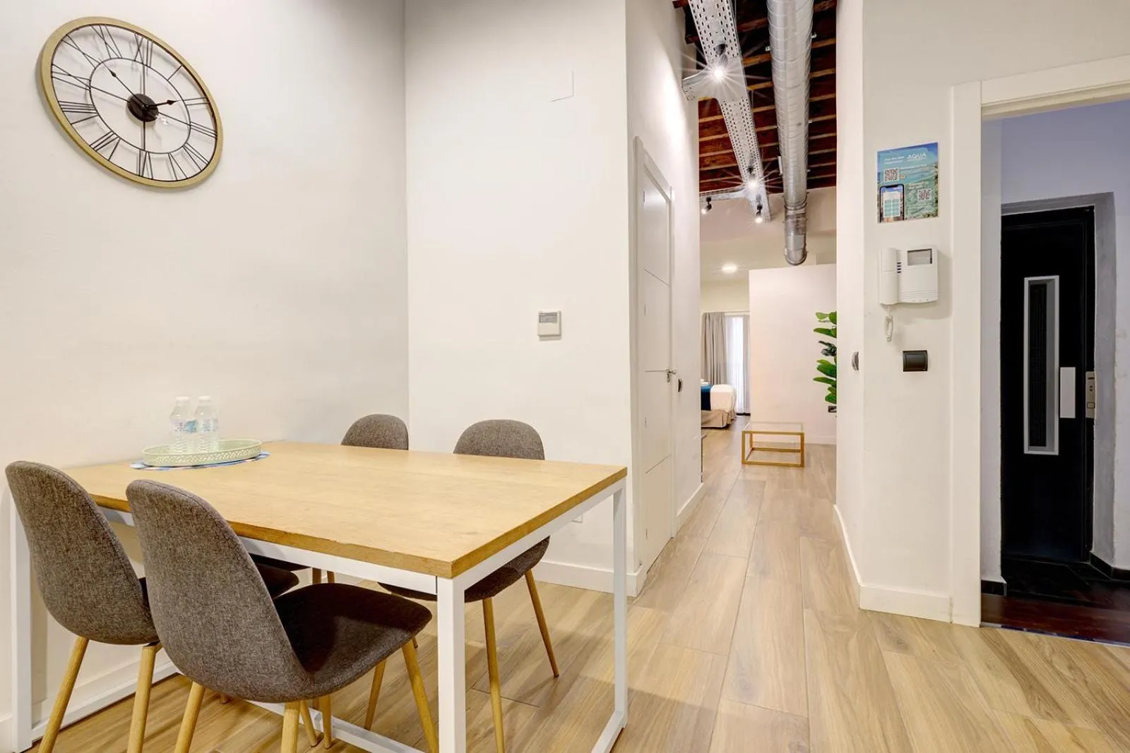 Seating area in Aqua Apartments Málaga