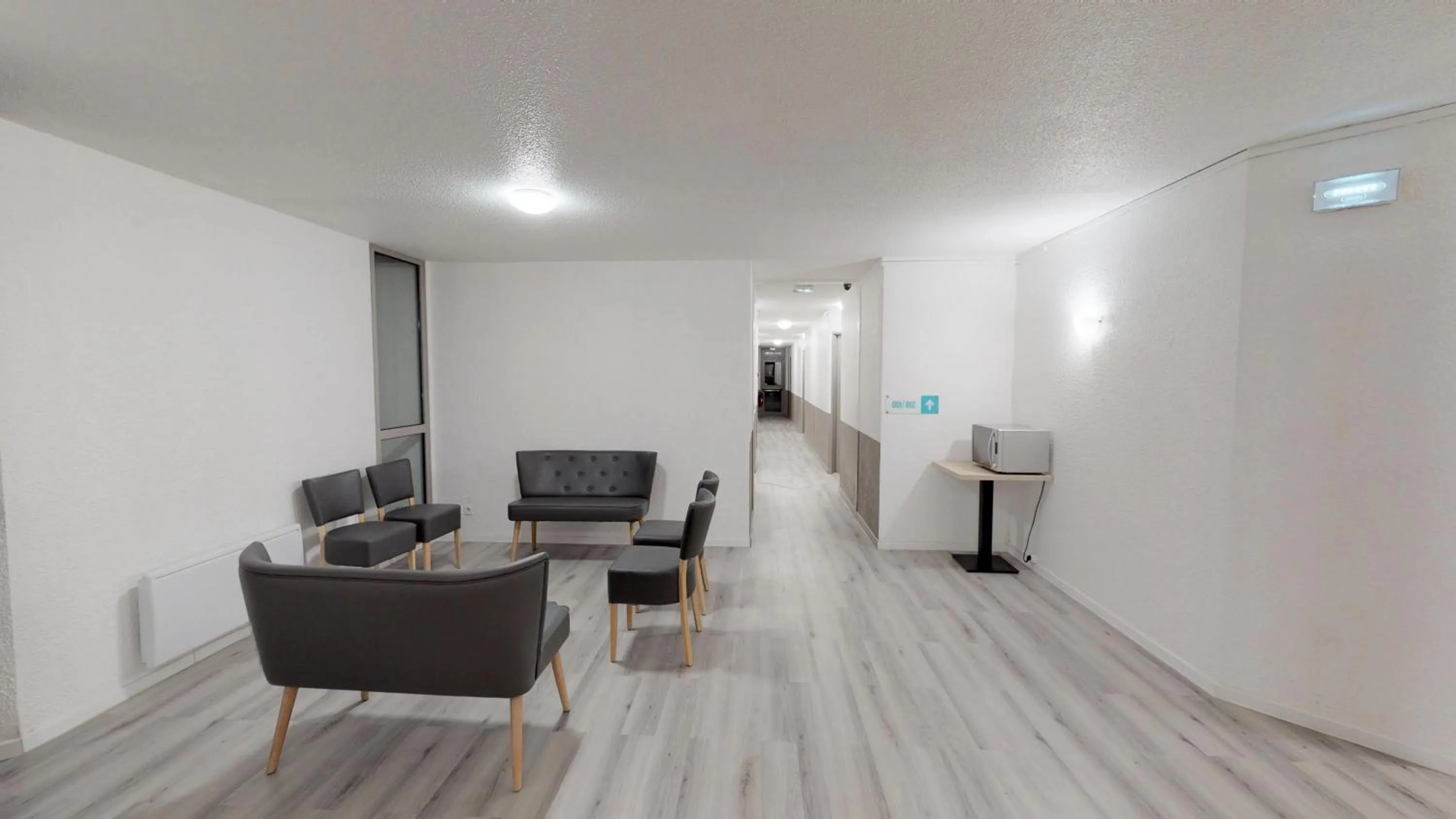 Lobby or reception, Seating Area in Hôtel du stade ex Kyriad Direct Lille Est Stade Pierre Mauroy