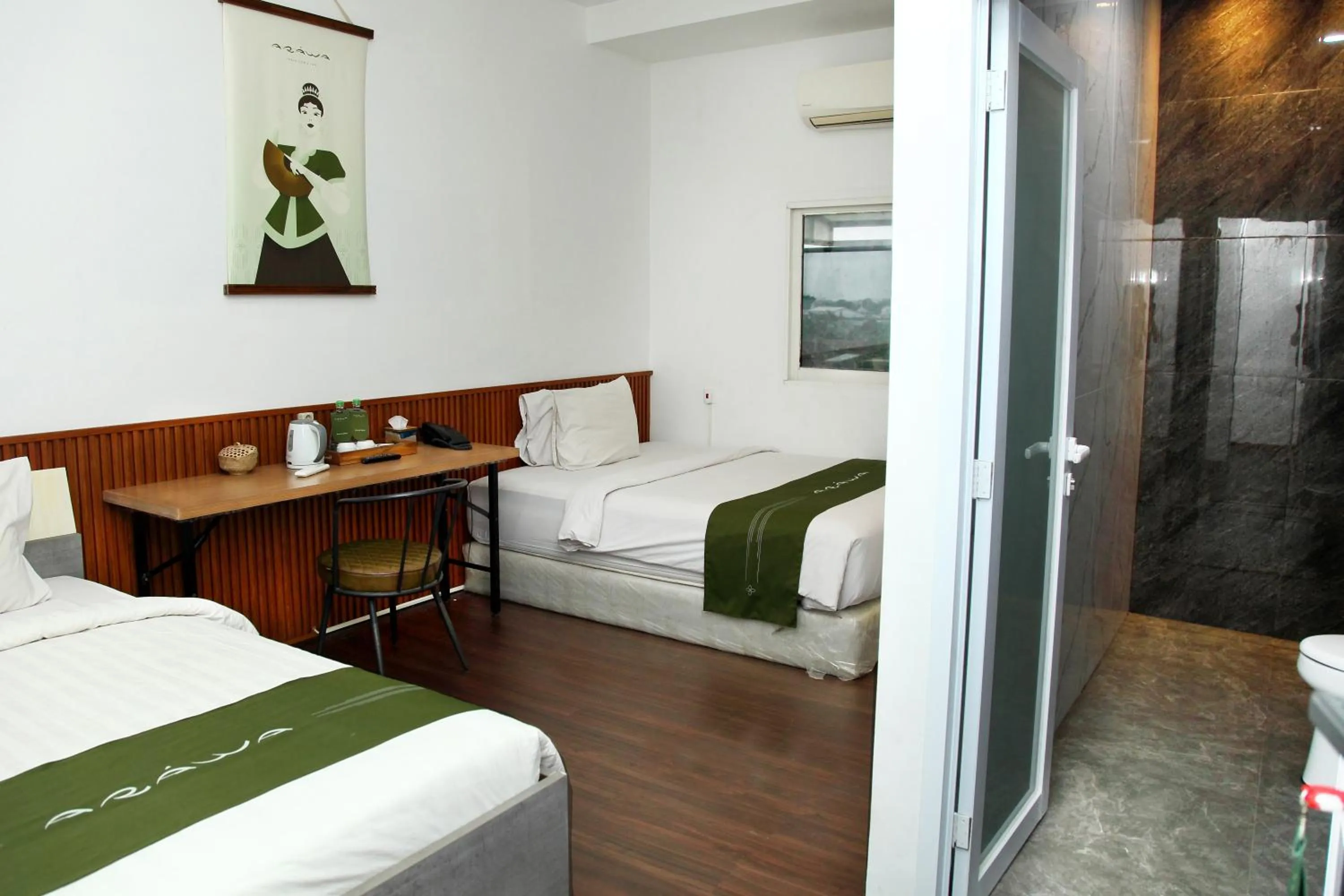 Bed in Arawa Traveller's Inn Motel