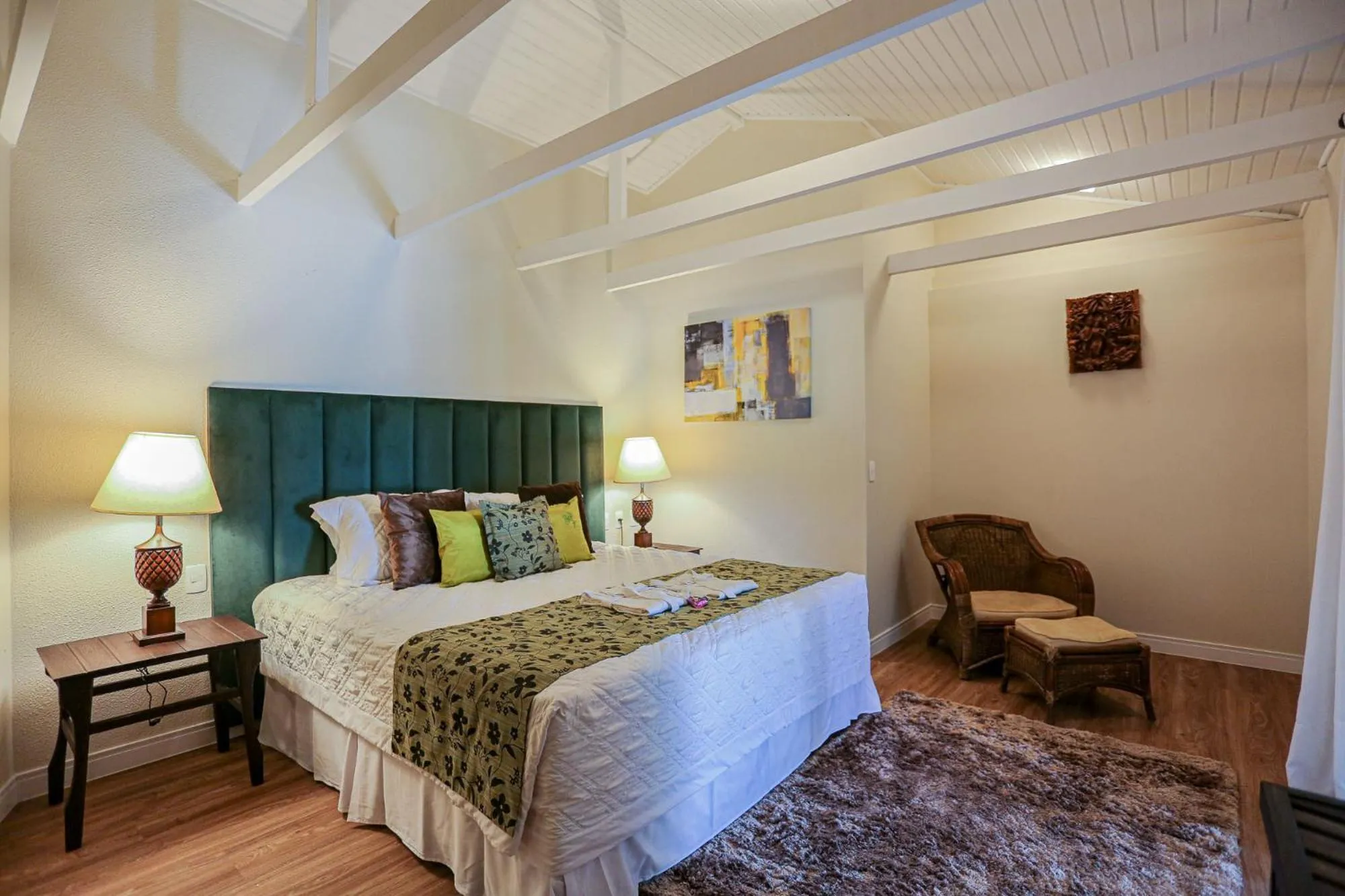 Bed in Estaleiro Guest House