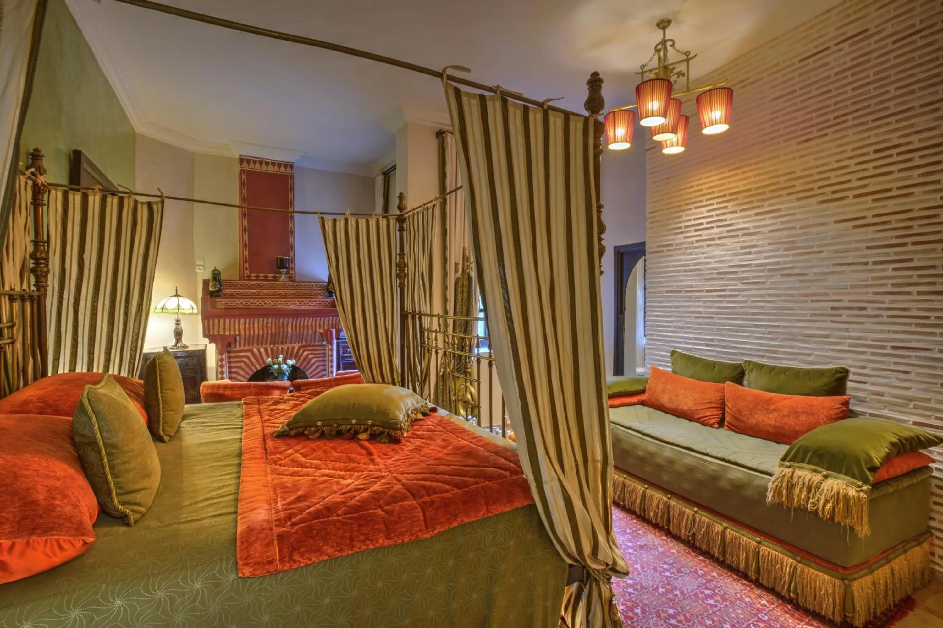 Bed in Riad Kheirredine