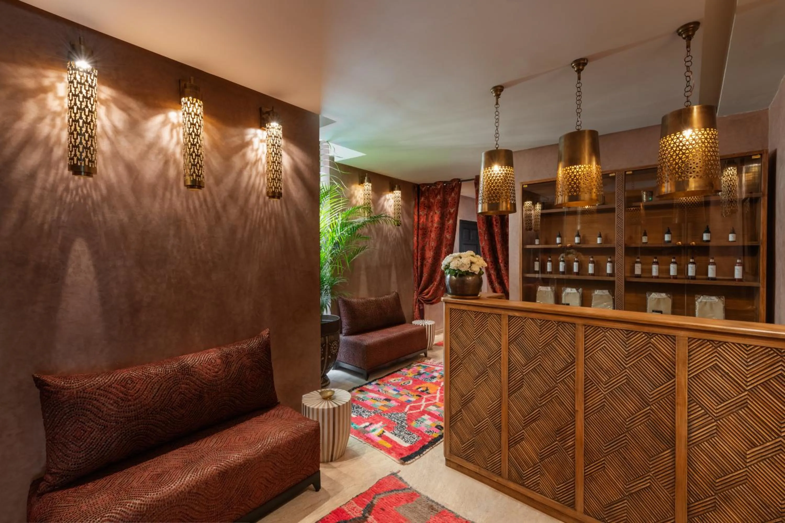 Seating area in Riad Kheirredine