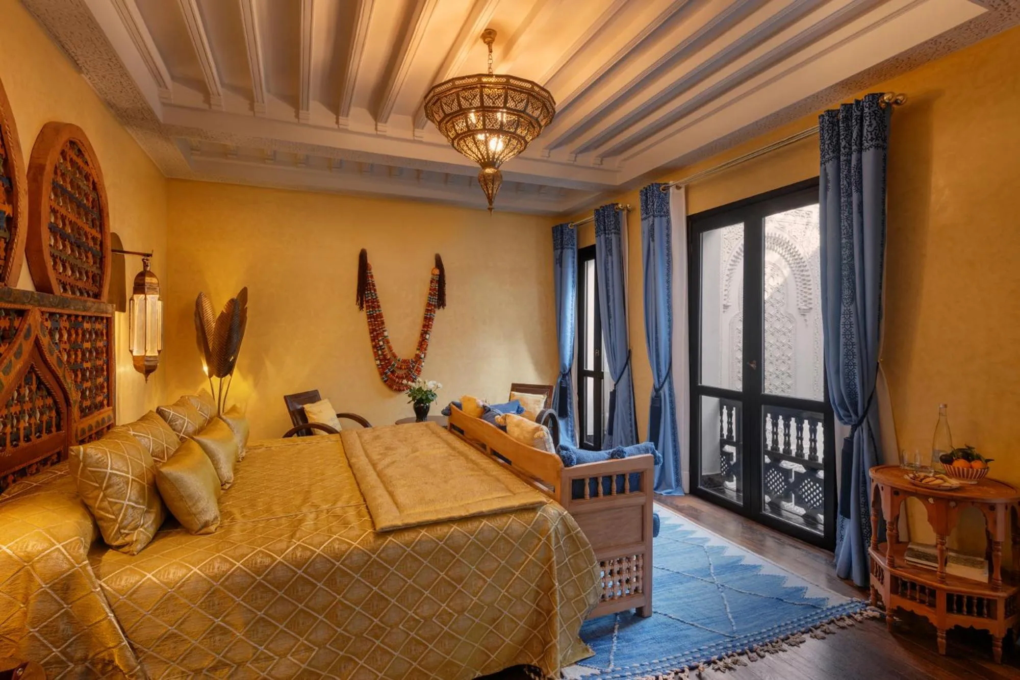 Bed in Riad Kheirredine