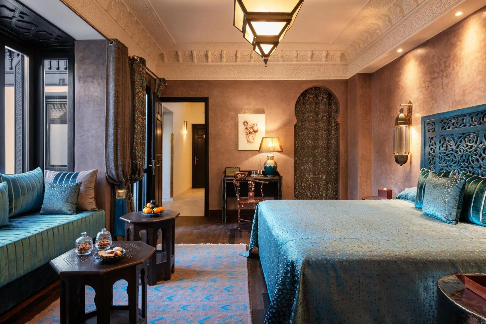 Bed in Riad Kheirredine