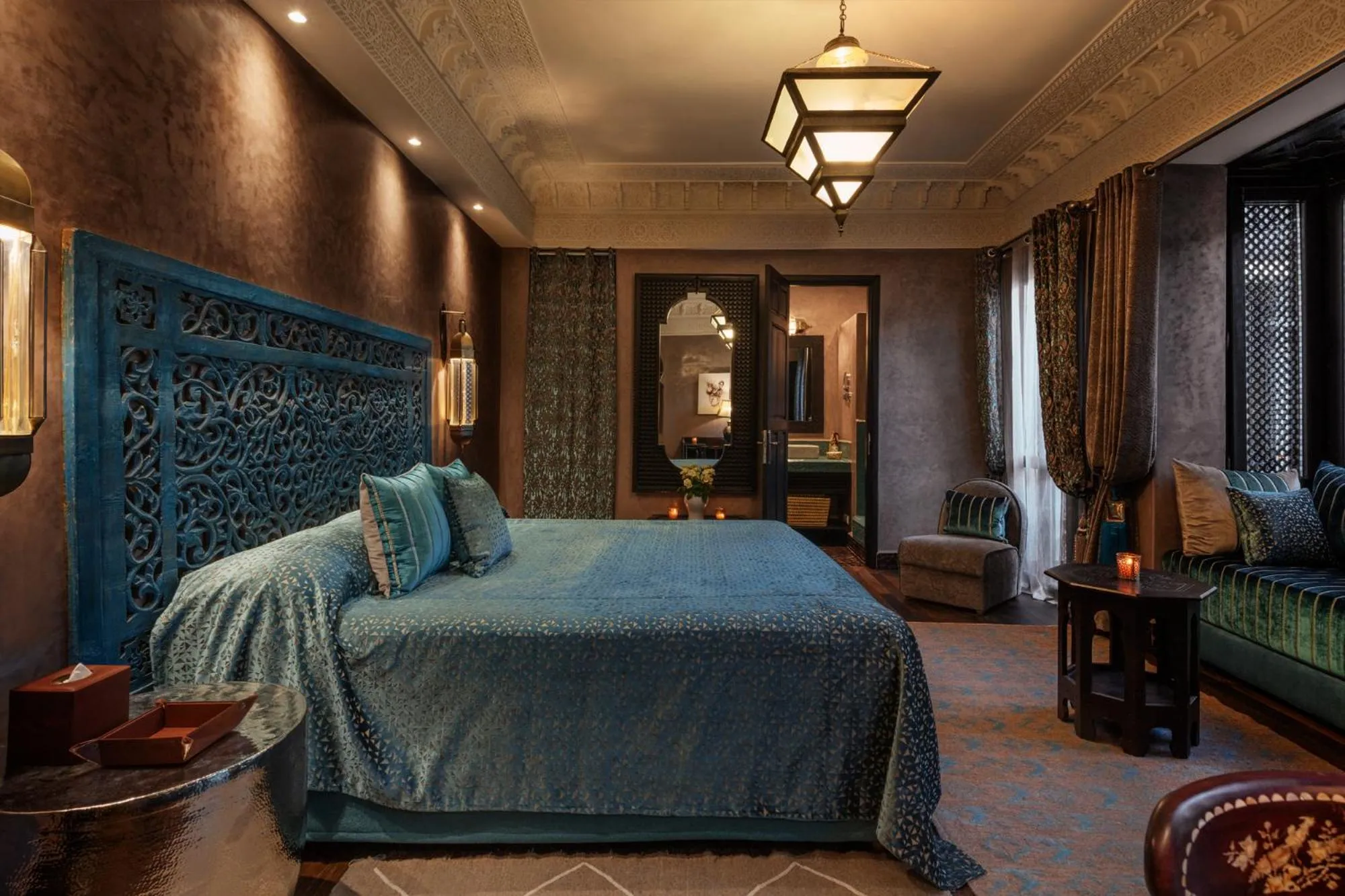 Bed in Riad Kheirredine