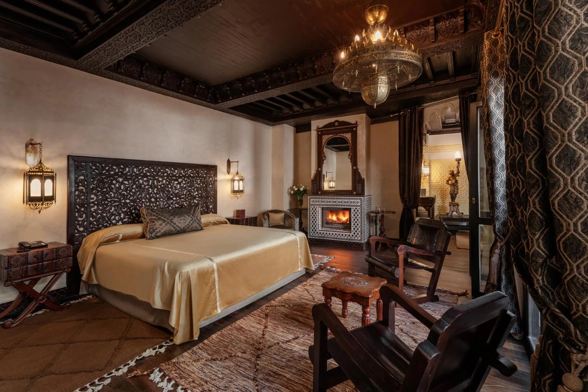 Bed in Riad Kheirredine