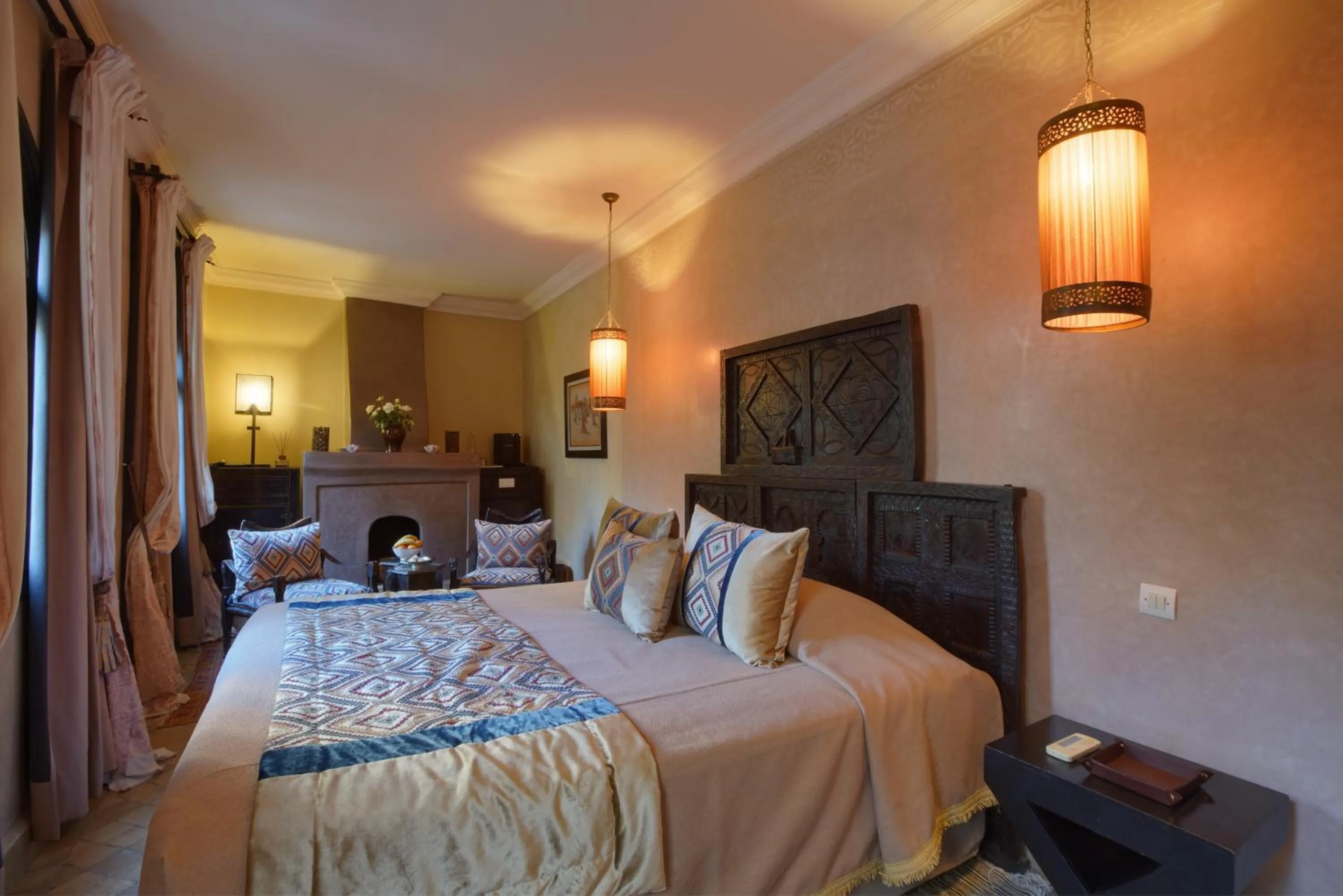 Bed in Riad Kheirredine