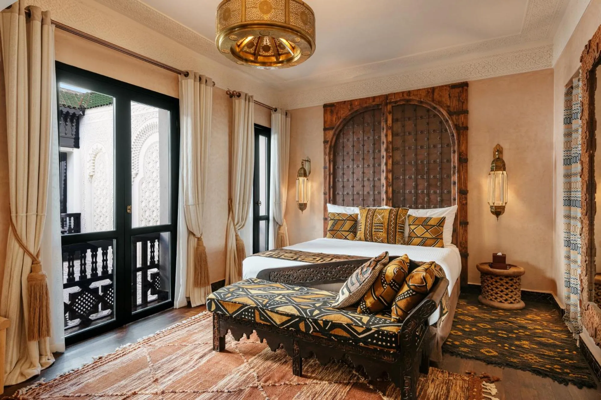 Bed in Riad Kheirredine