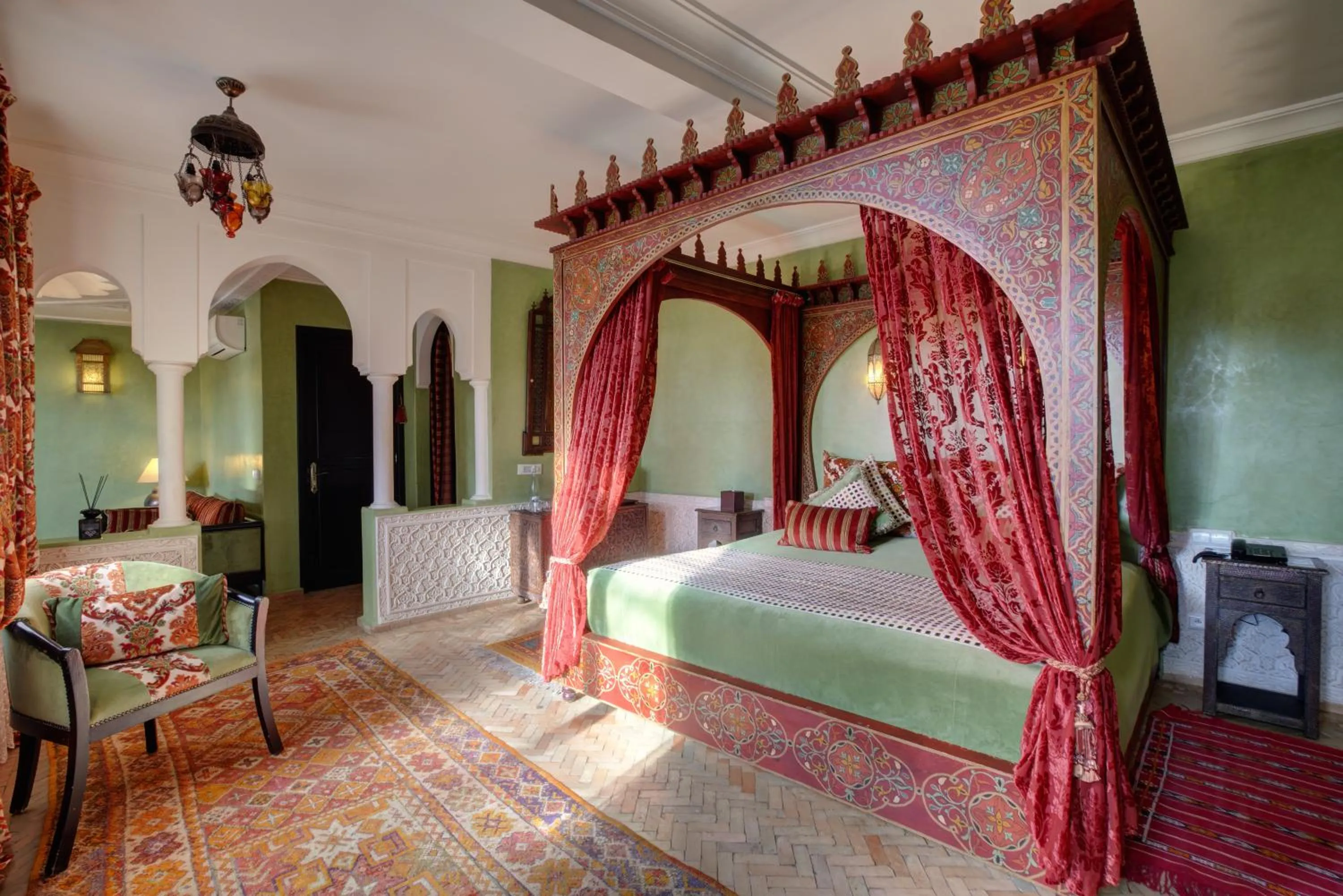 Bed in Riad Kheirredine