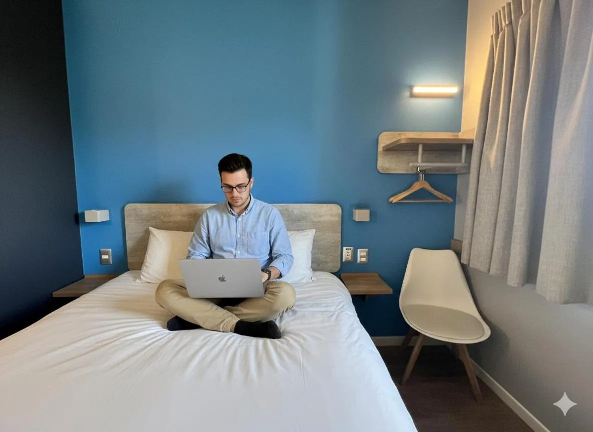 Bed in ibis budget Santiago Providencia