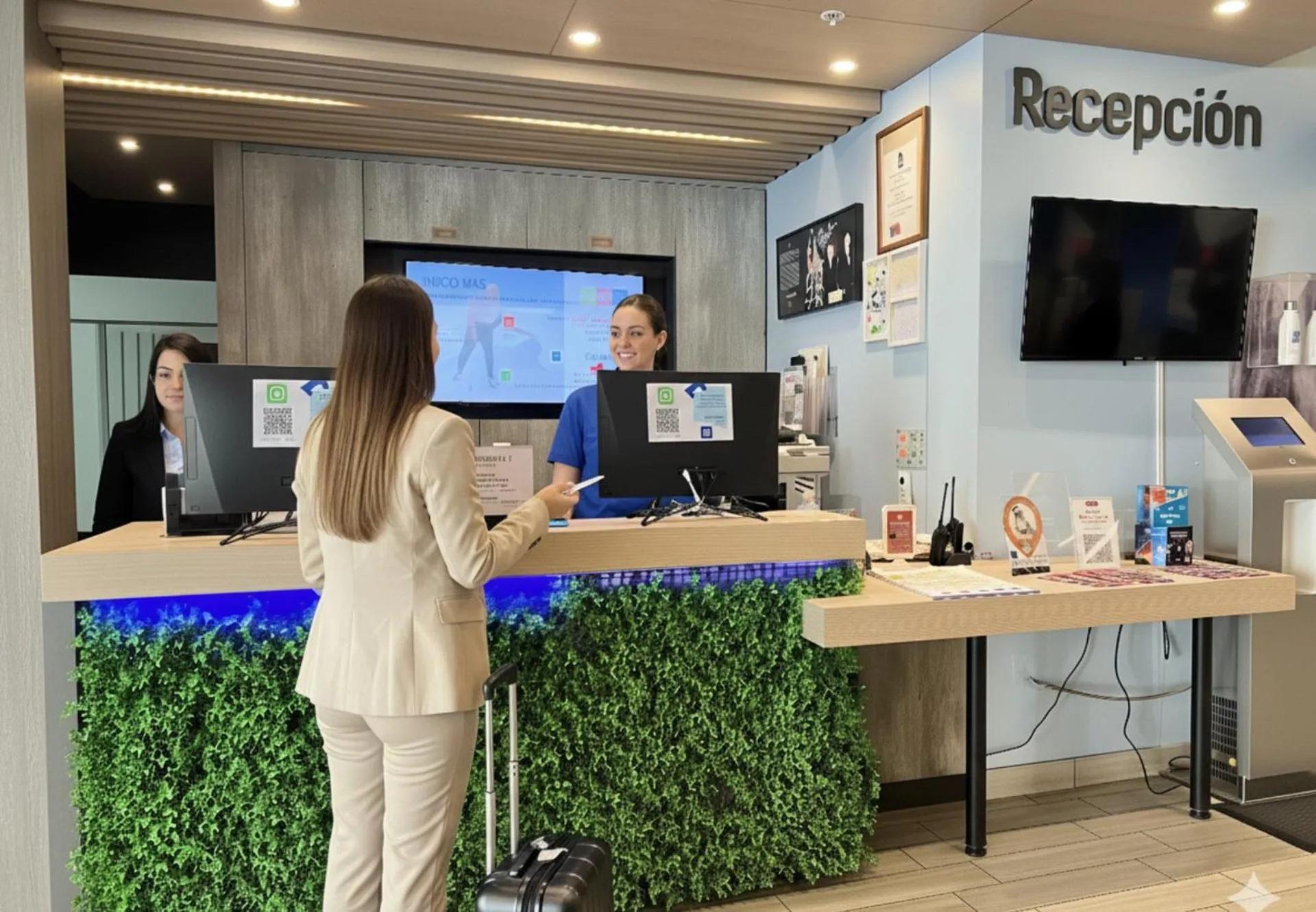 People in ibis budget Santiago Providencia