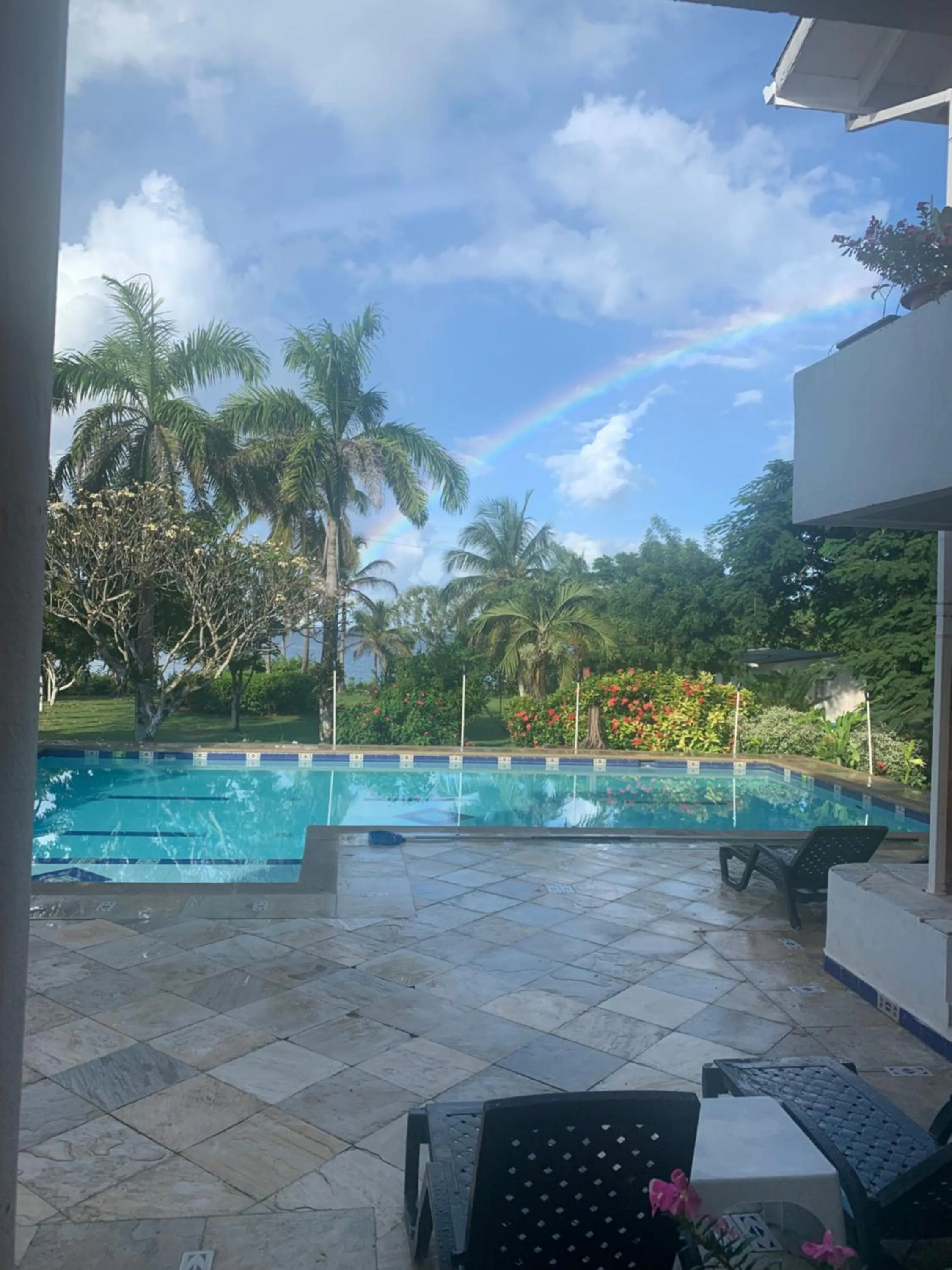 Day in Casa de las Flores tropical