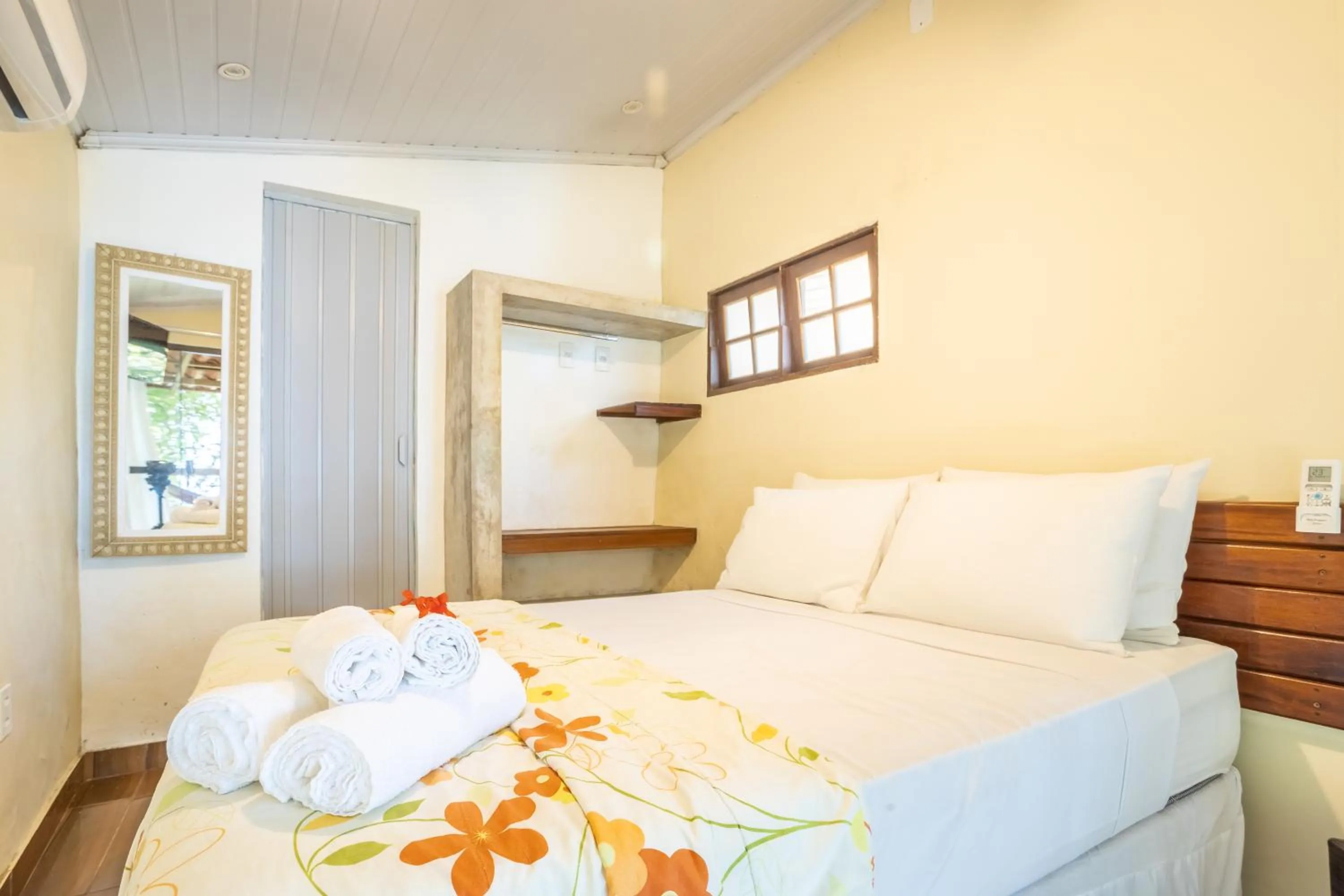 Bed in Pousada Lagamar