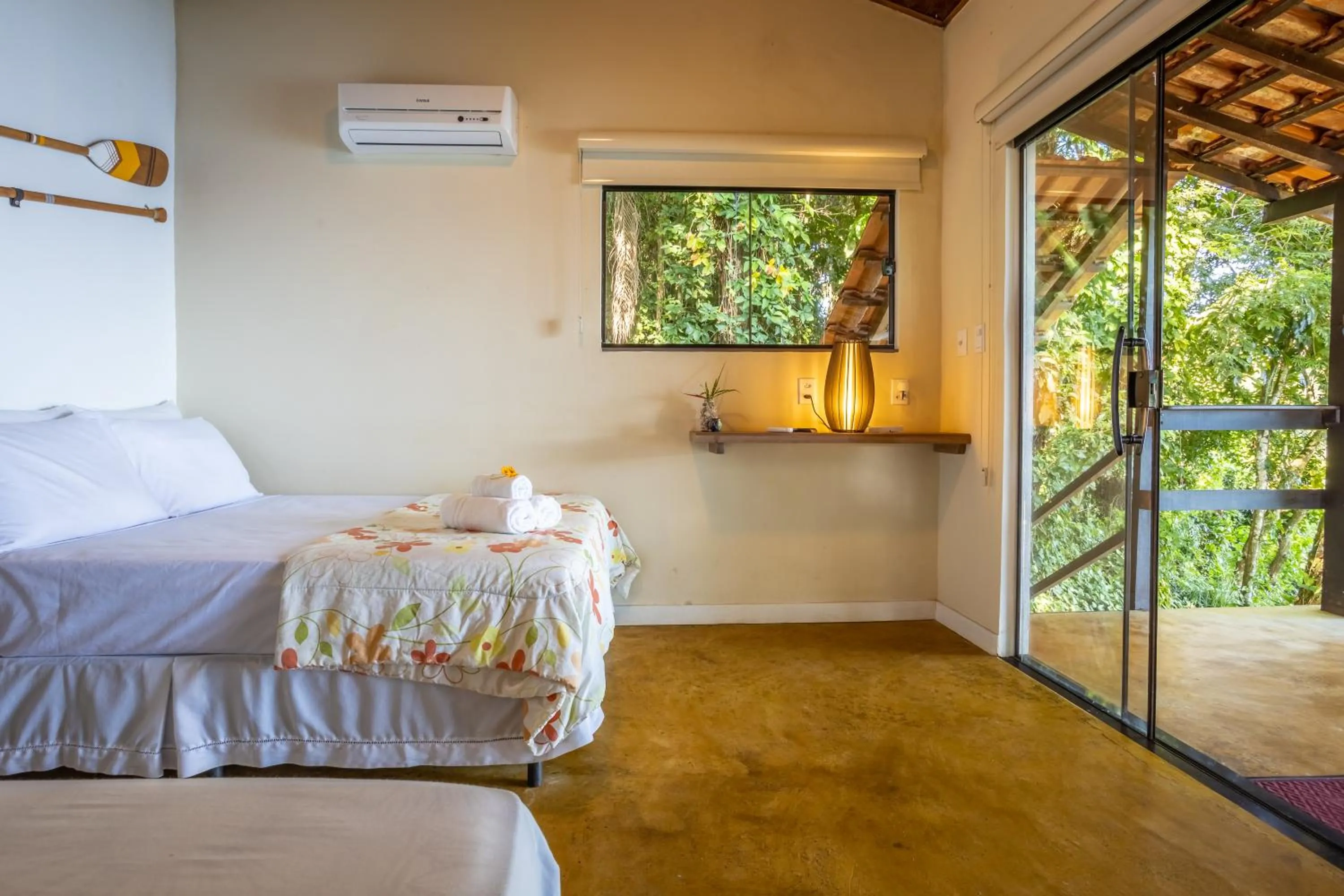 Bed in Pousada Lagamar