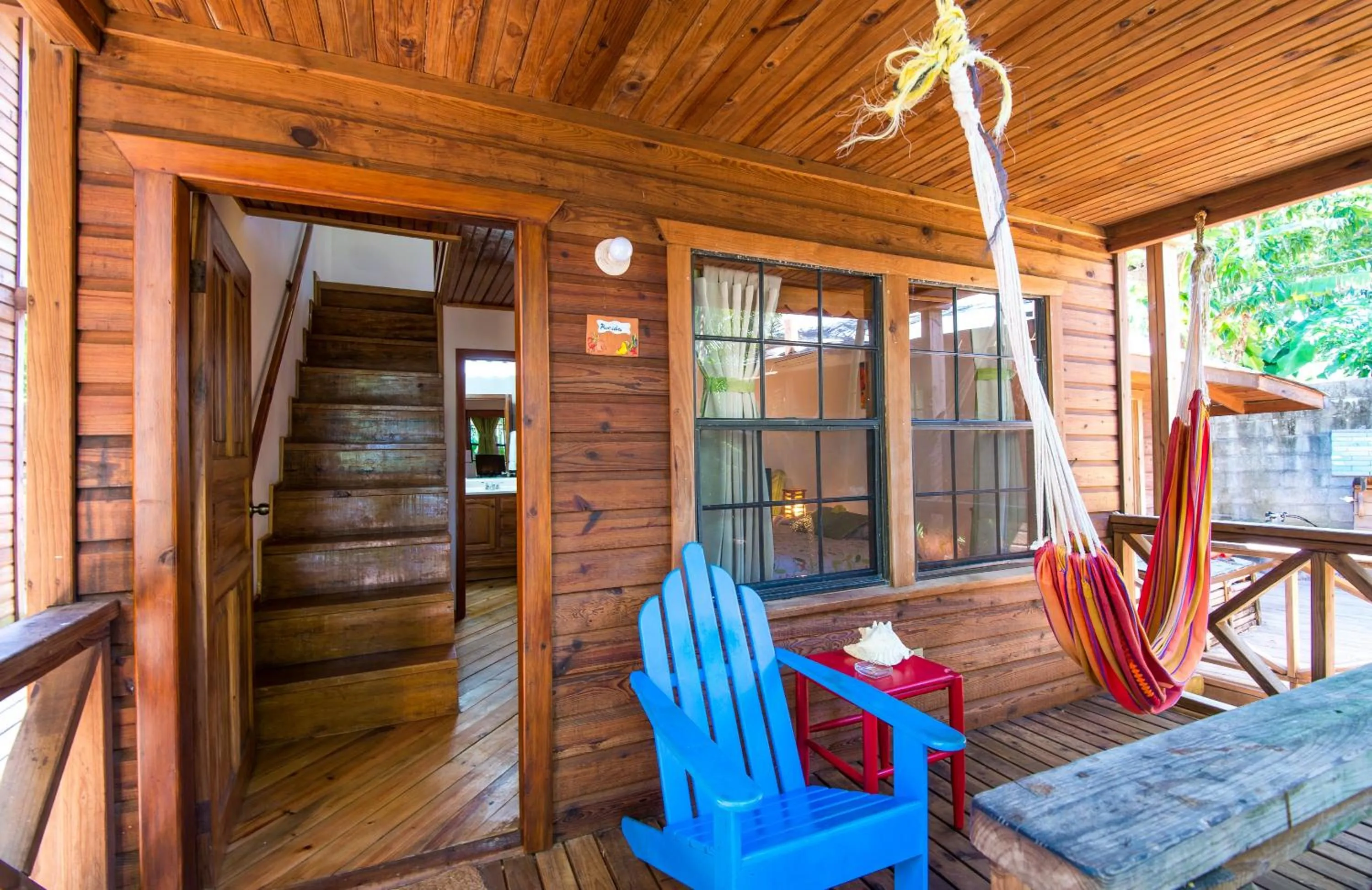 Patio in Las Rocas Resort and Dive Center
