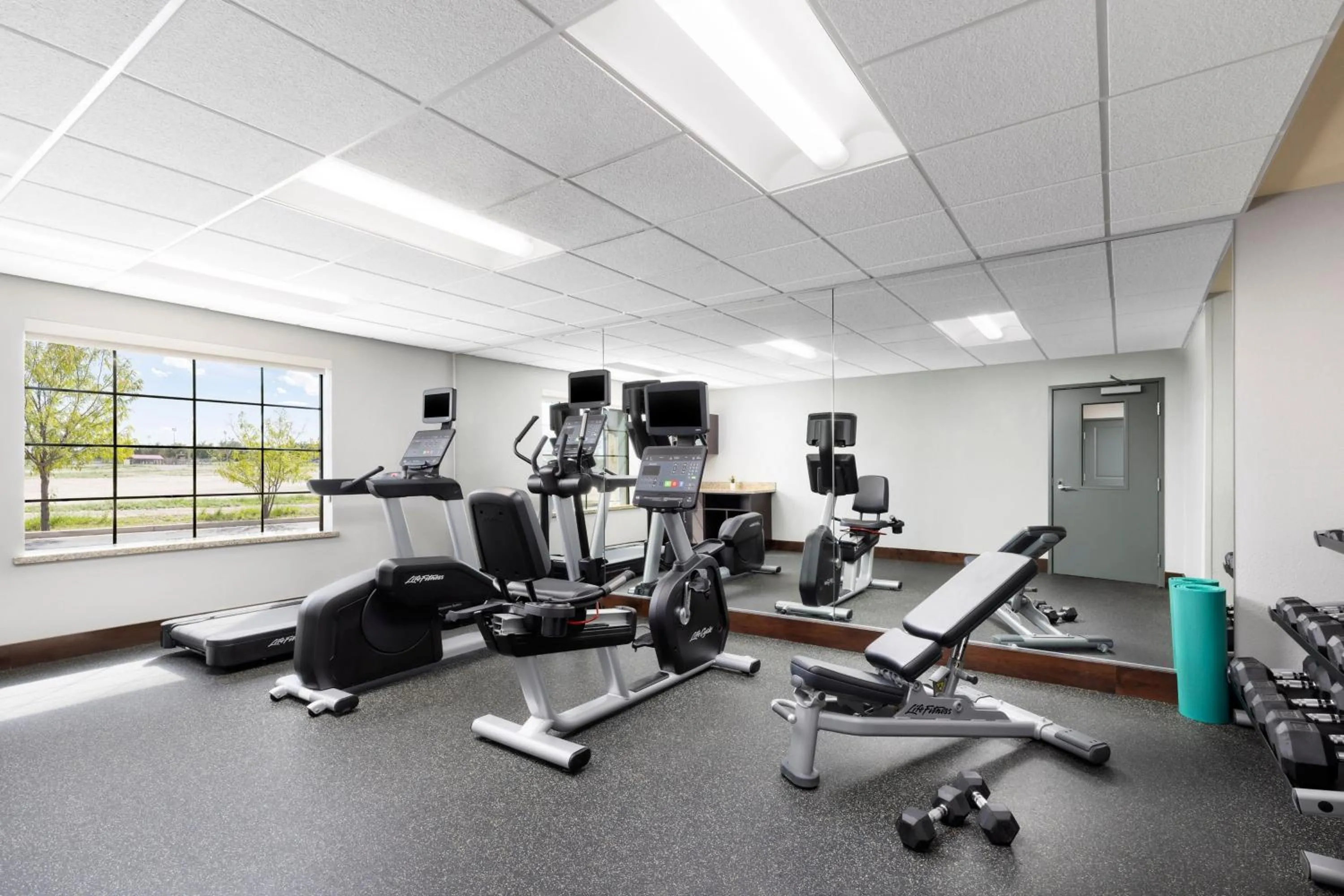 Fitness centre/facilities in TownePlace Suites by Marriott Roswell