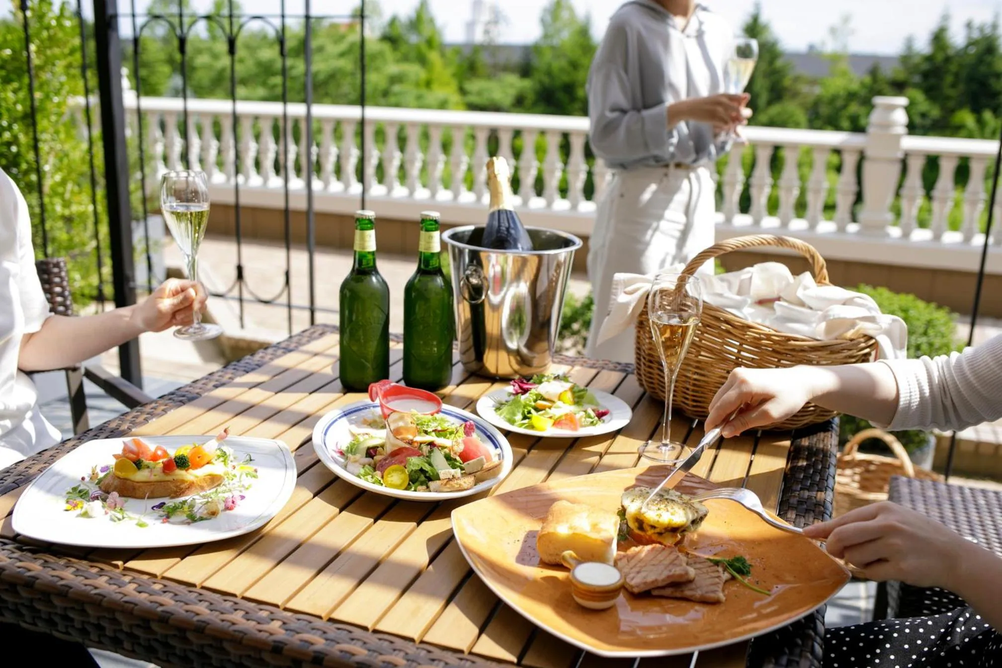 Balcony/Terrace in Sendai Royal Park Hotel