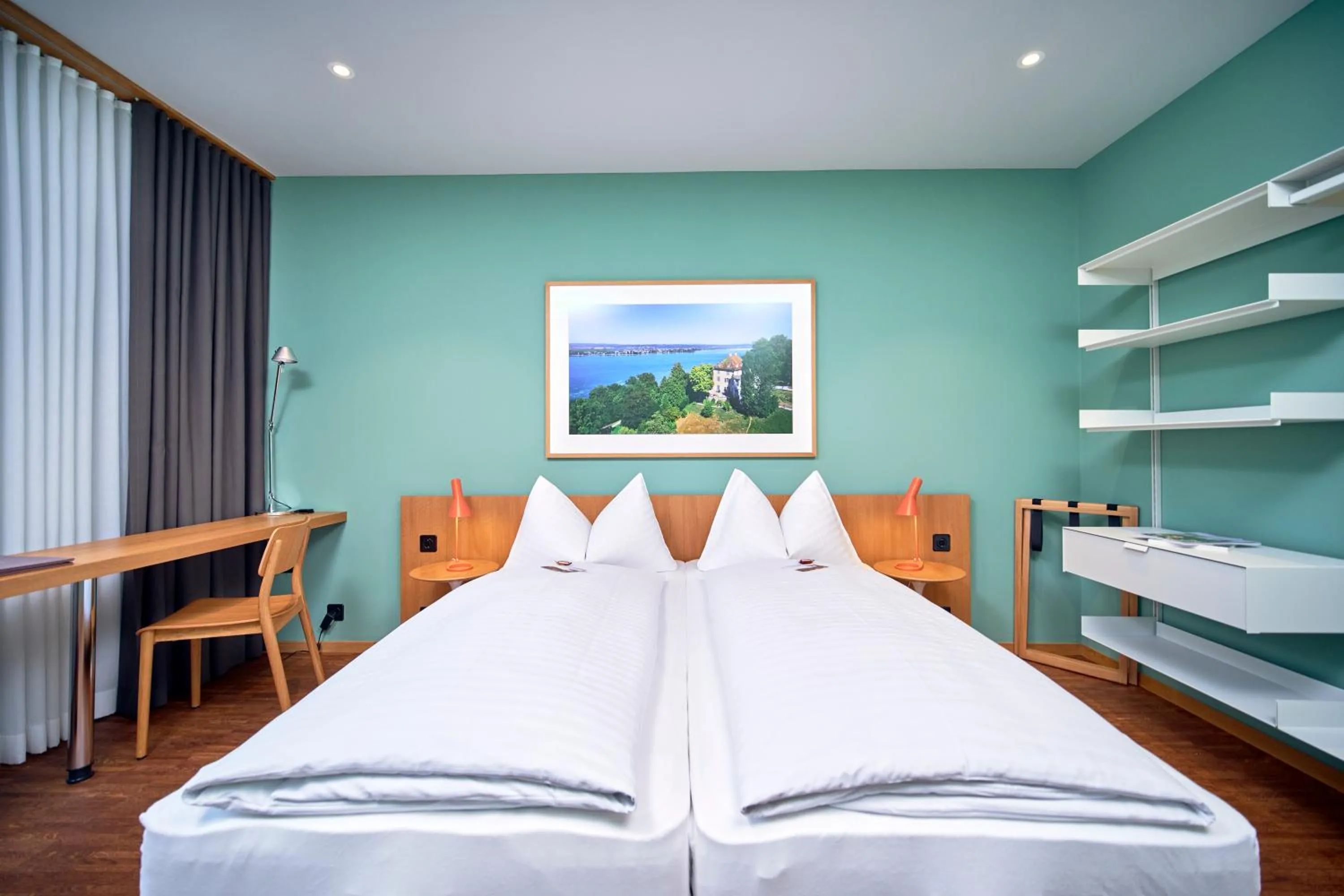 Bed in Hotel Arenenberg