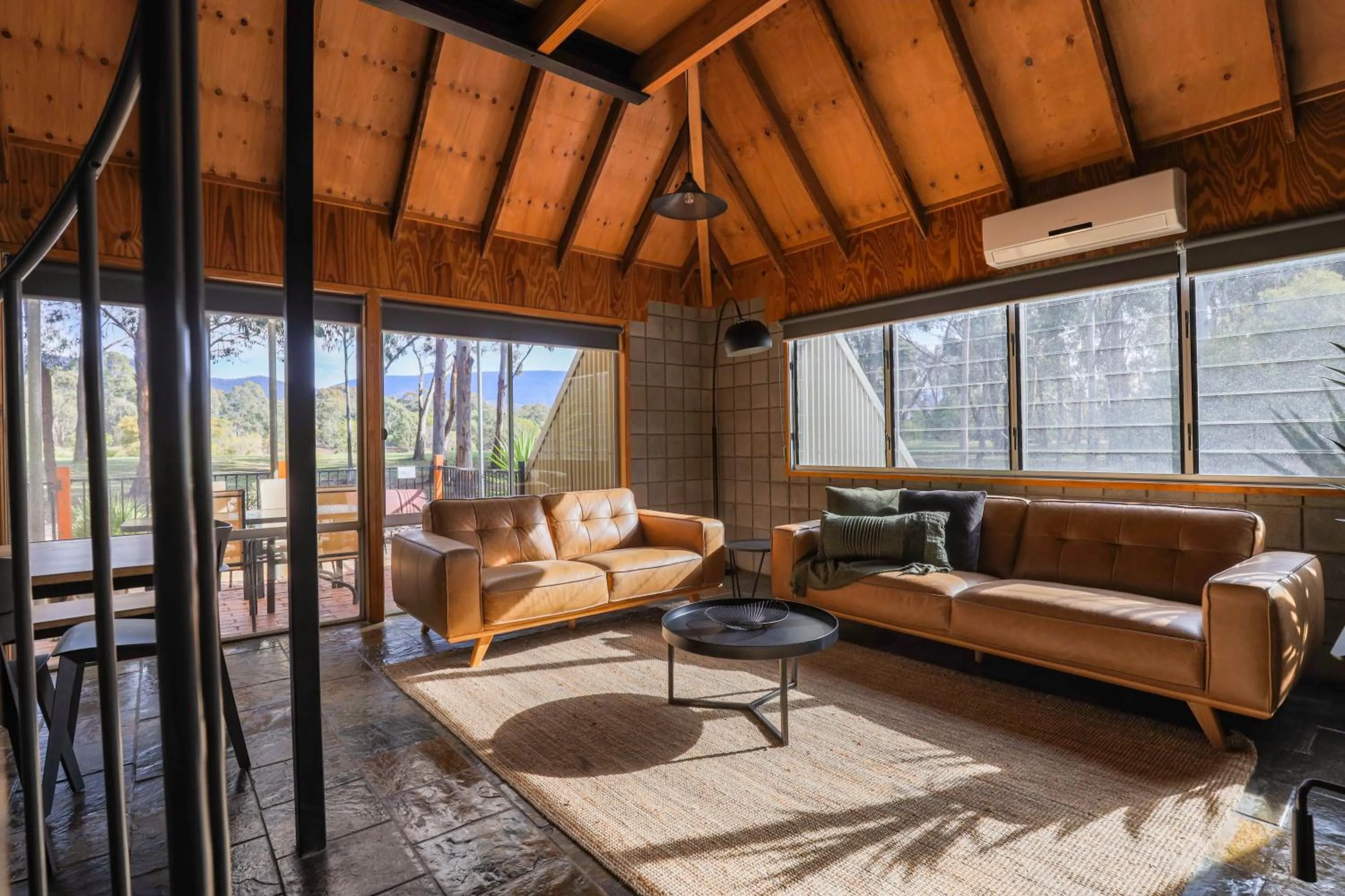 Seating area in Grampians Getaway