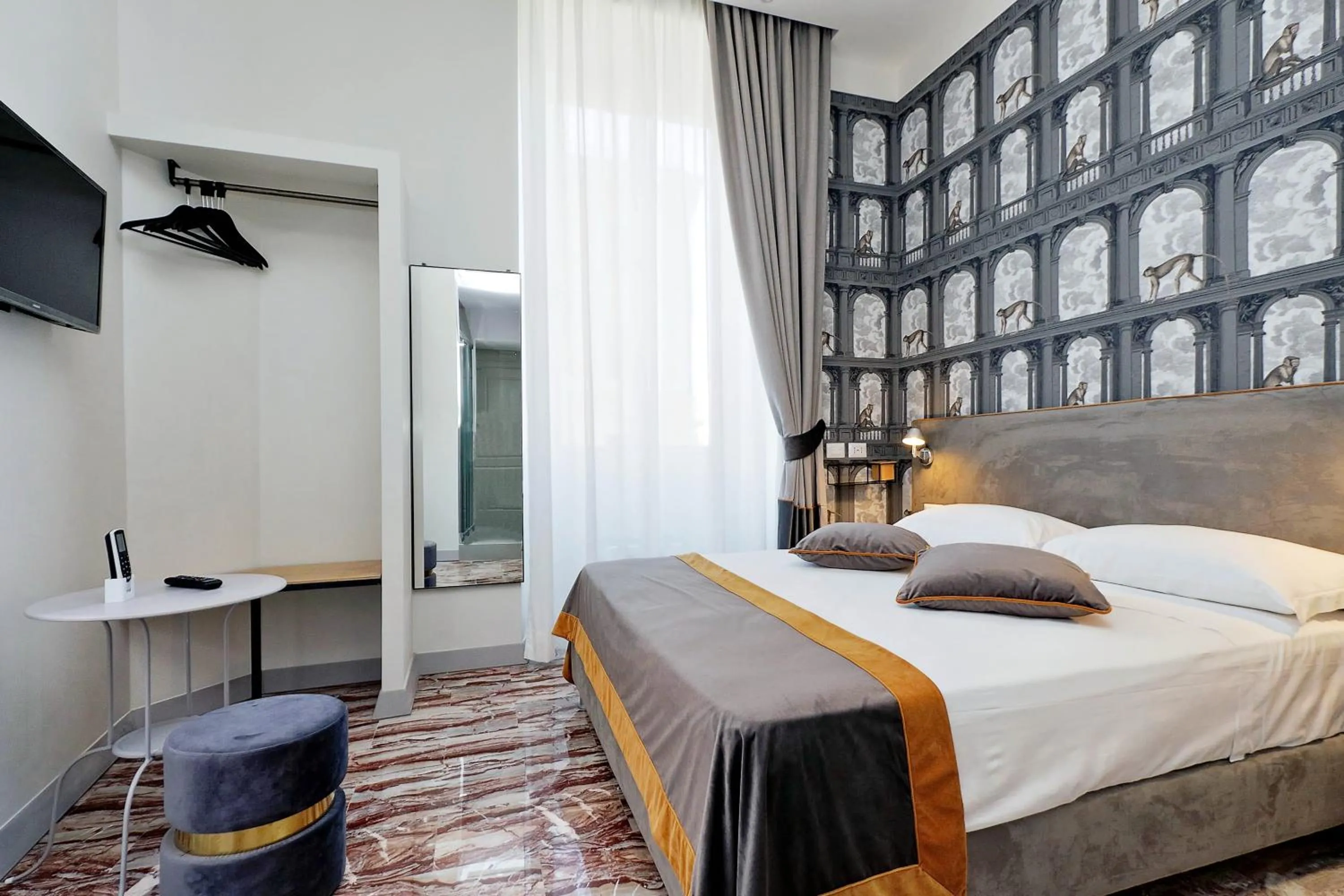 Bedroom, Bed in Opera 58 - Teatro dell'Opera Suites