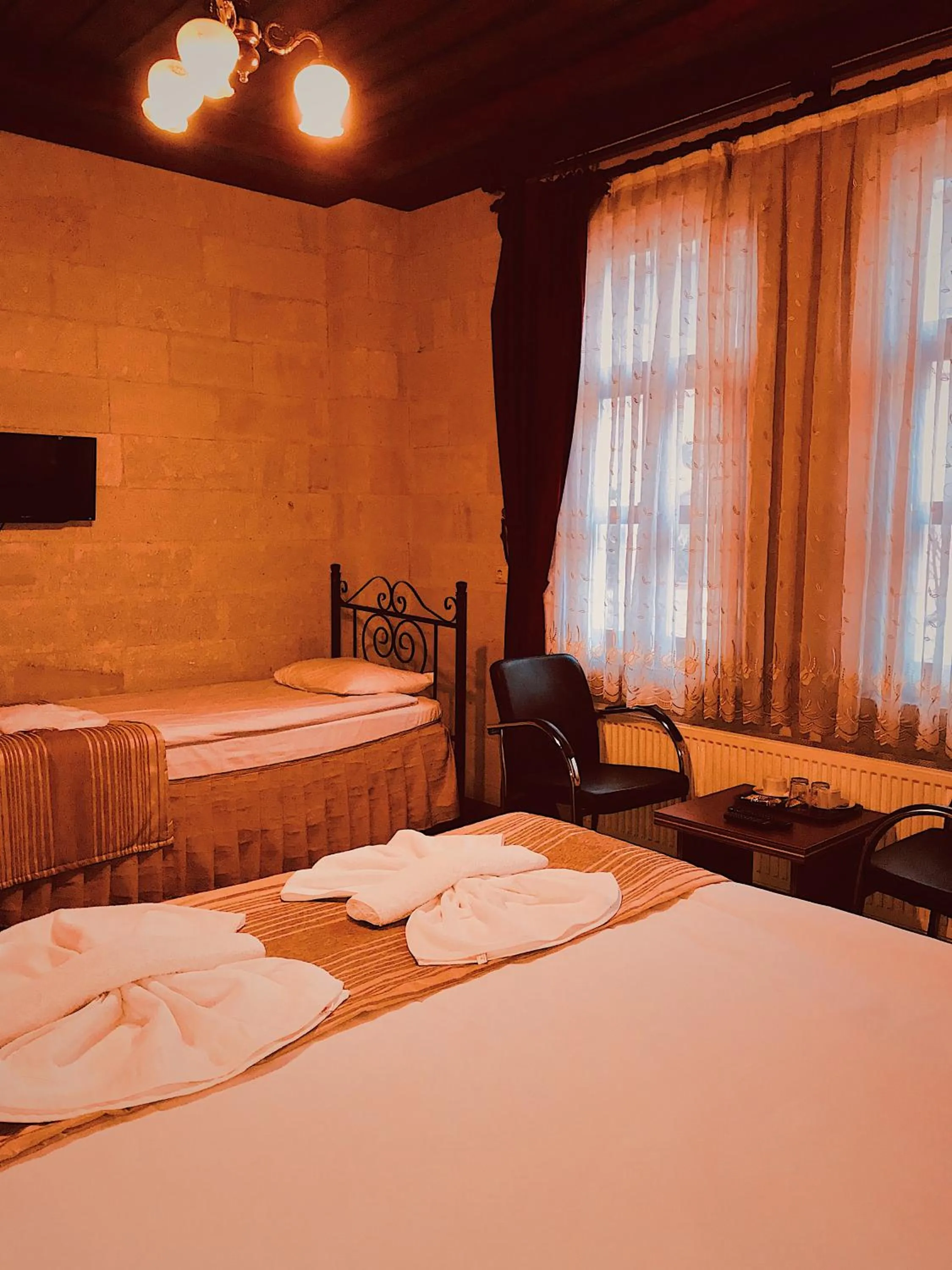 Decorative detail, Bed in Cappadocia Stone Palace