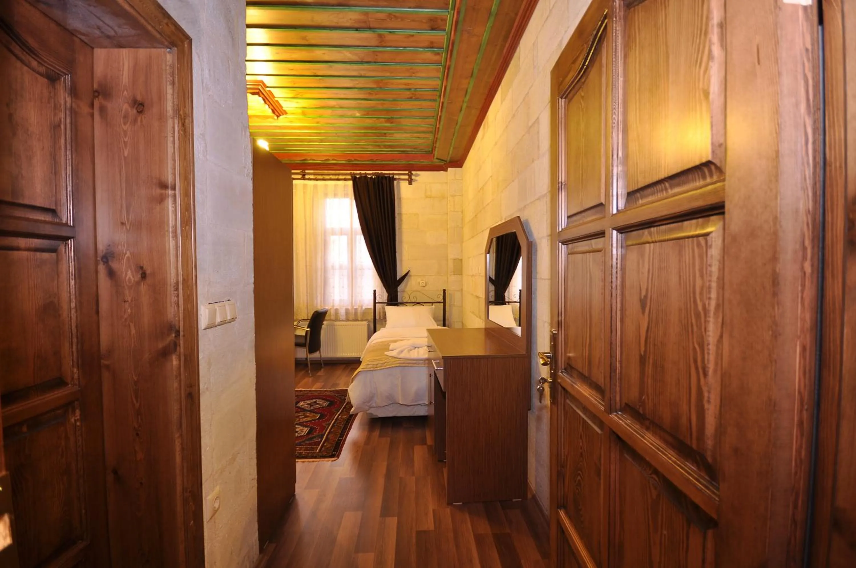 Bed in Cappadocia Stone Palace