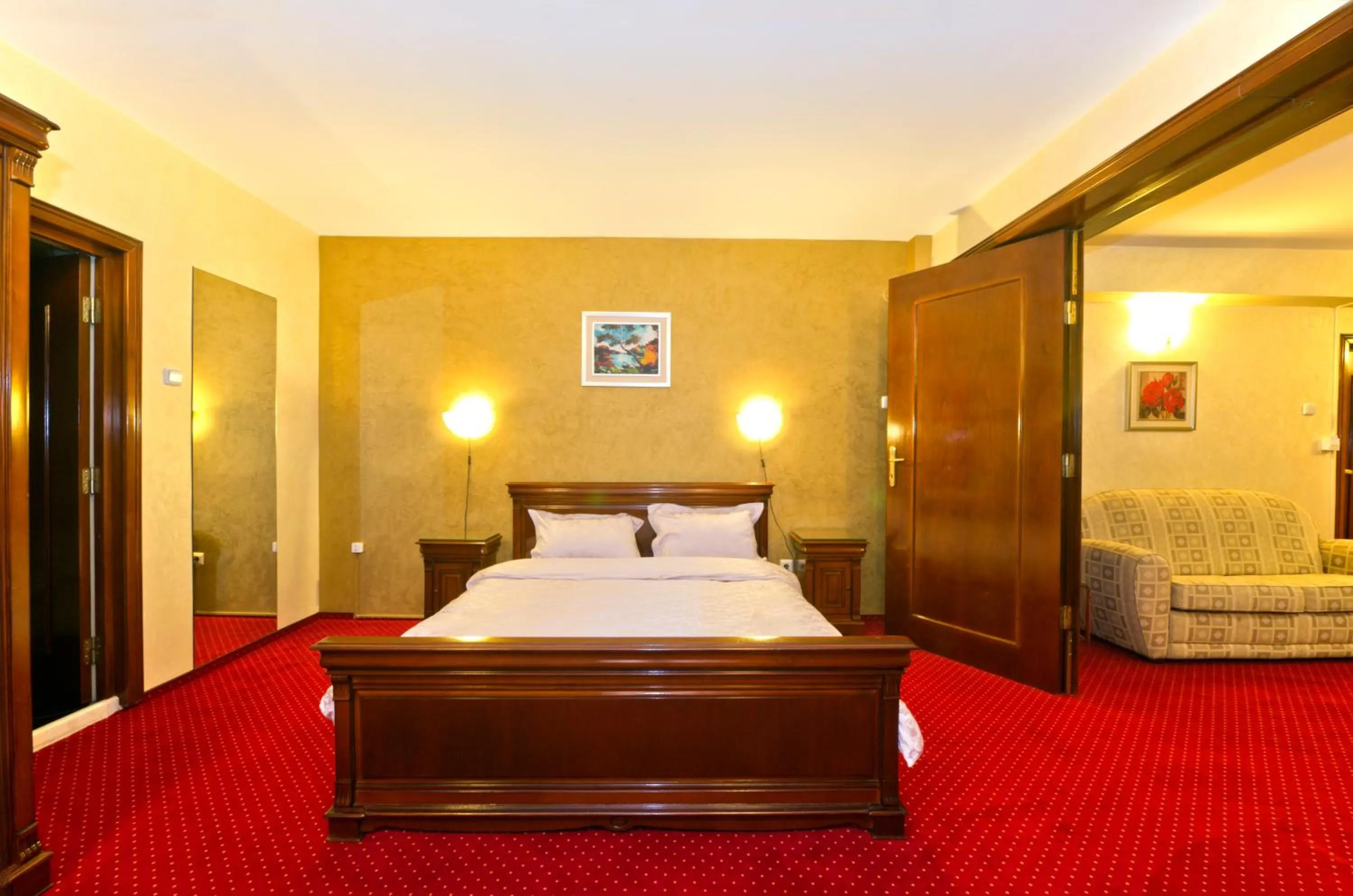 Bed in Hotel Bavaria